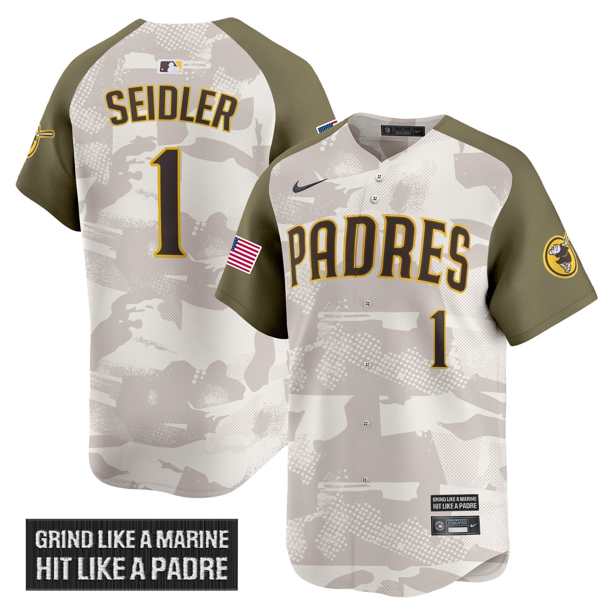 SD 2025 Armed Forces Day Vapor Premier Limited Jersey - Stitched