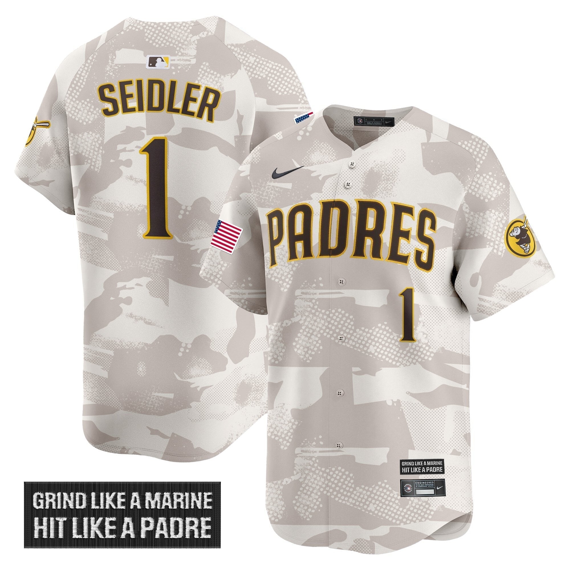 SD 2025 Armed Forces Day Vapor Premier Limited Jersey - Stitched