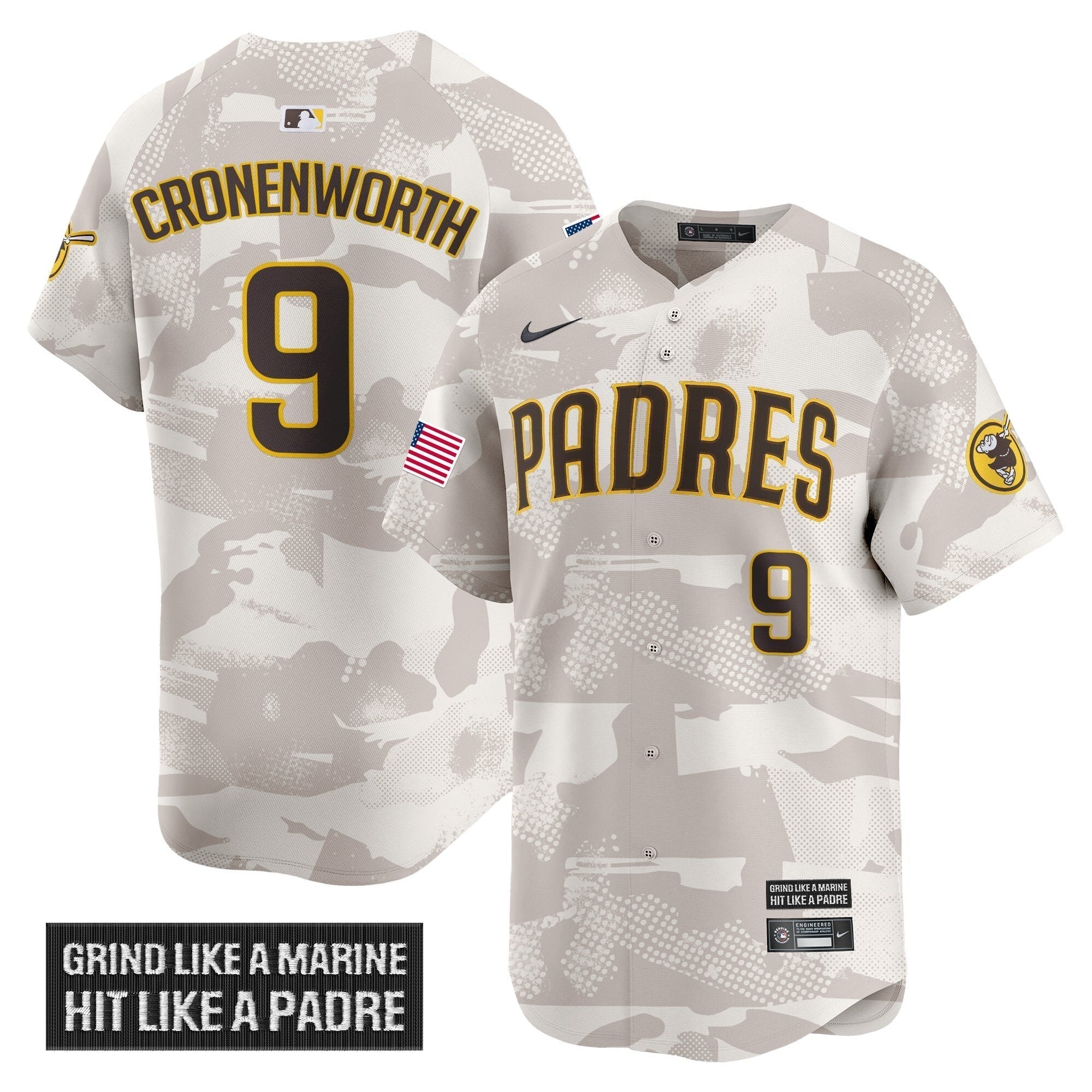 SD 2025 Armed Forces Day Vapor Premier Limited Jersey - Stitched