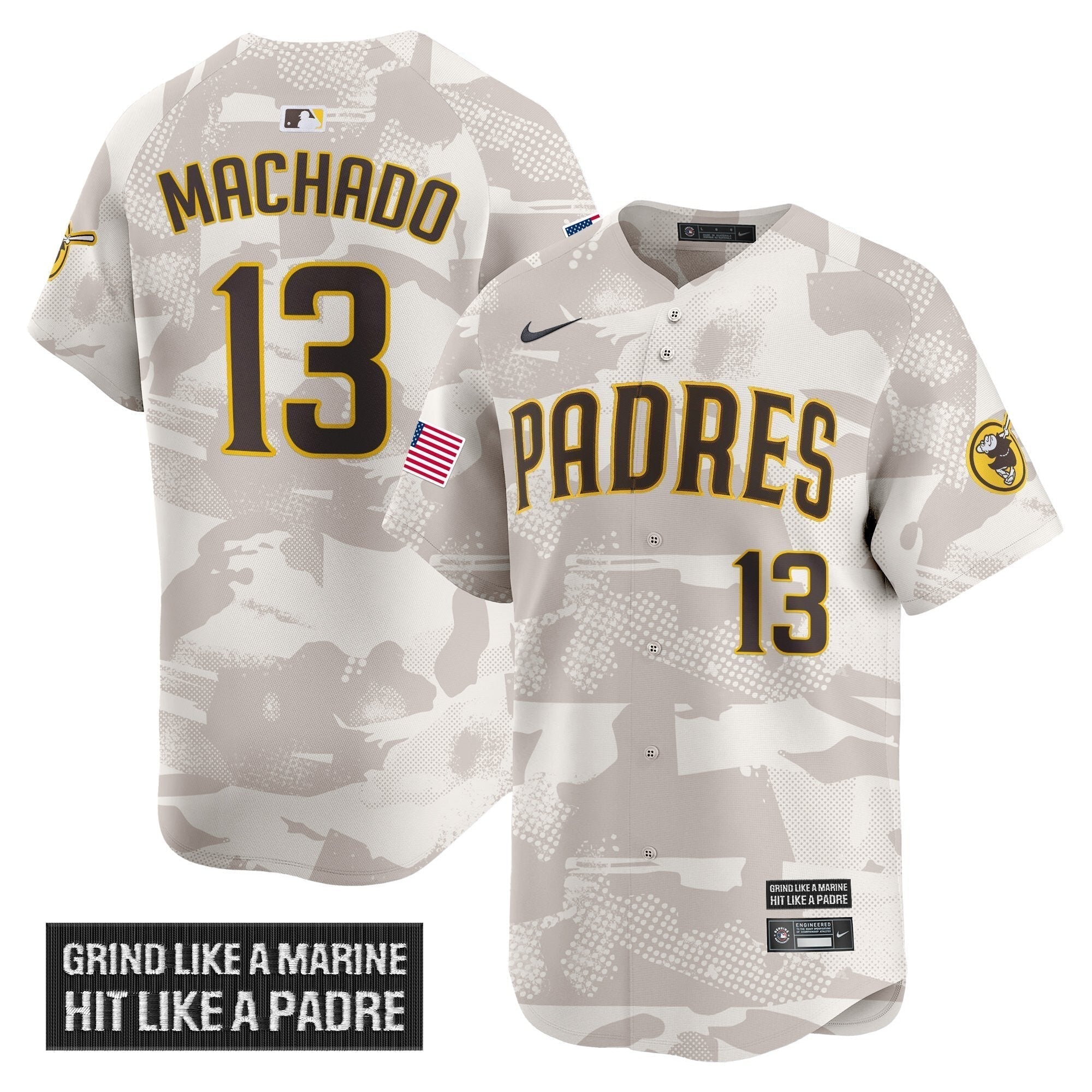 SD 2025 Armed Forces Day Vapor Premier Limited Jersey - Stitched