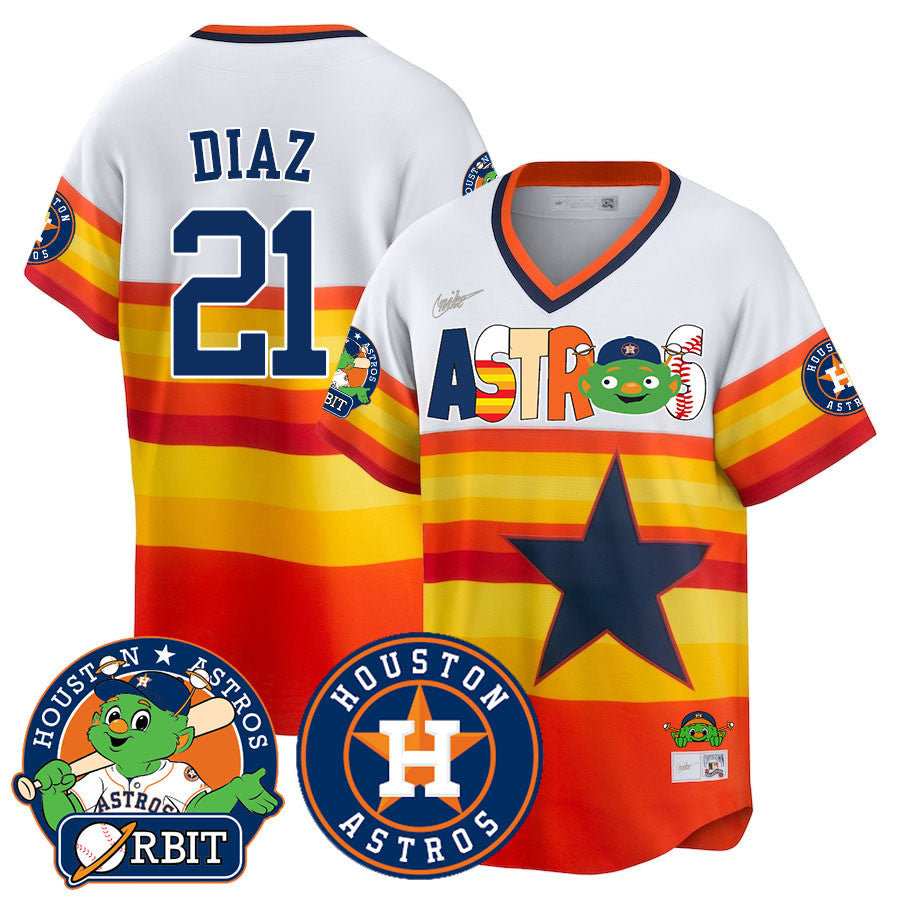 HOU Orbit Vapor Premier Jersey - Stitched