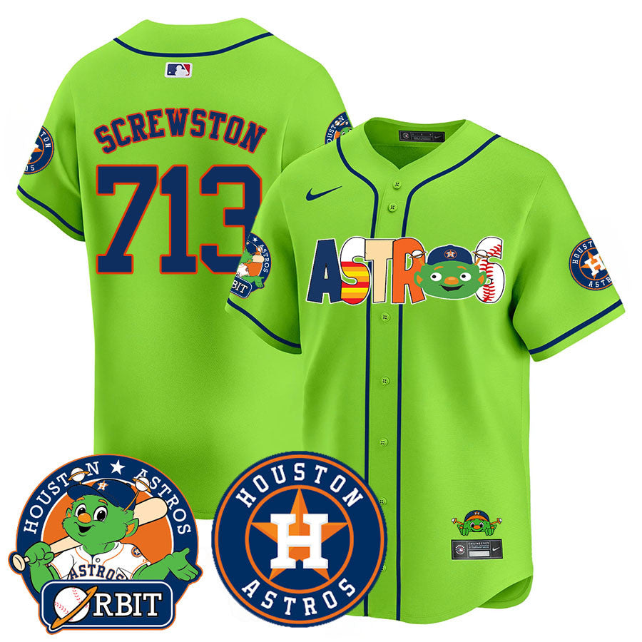 HOU Orbit Vapor Premier Jersey - Stitched