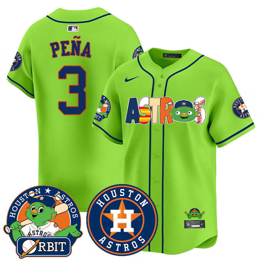 HOU Orbit Vapor Premier Jersey - Stitched