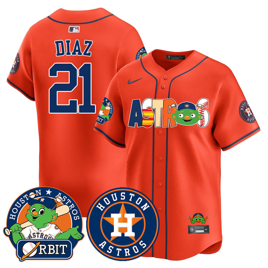 HOU Orbit Vapor Premier Jersey - Stitched