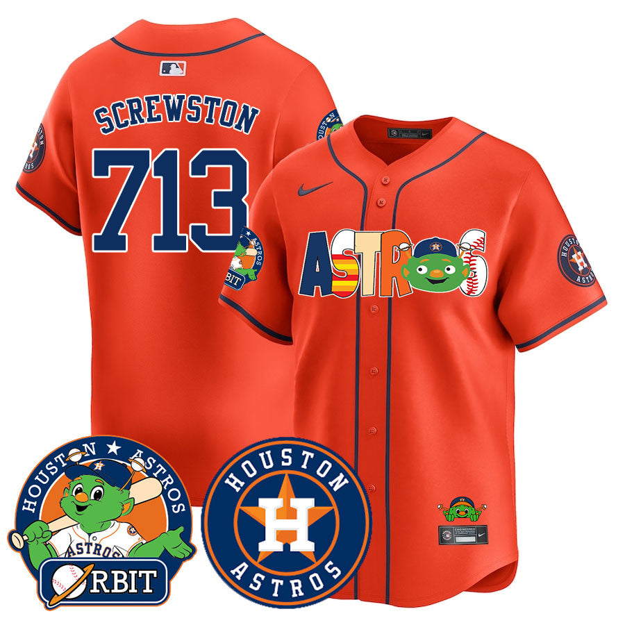 HOU Orbit Vapor Premier Jersey - Stitched
