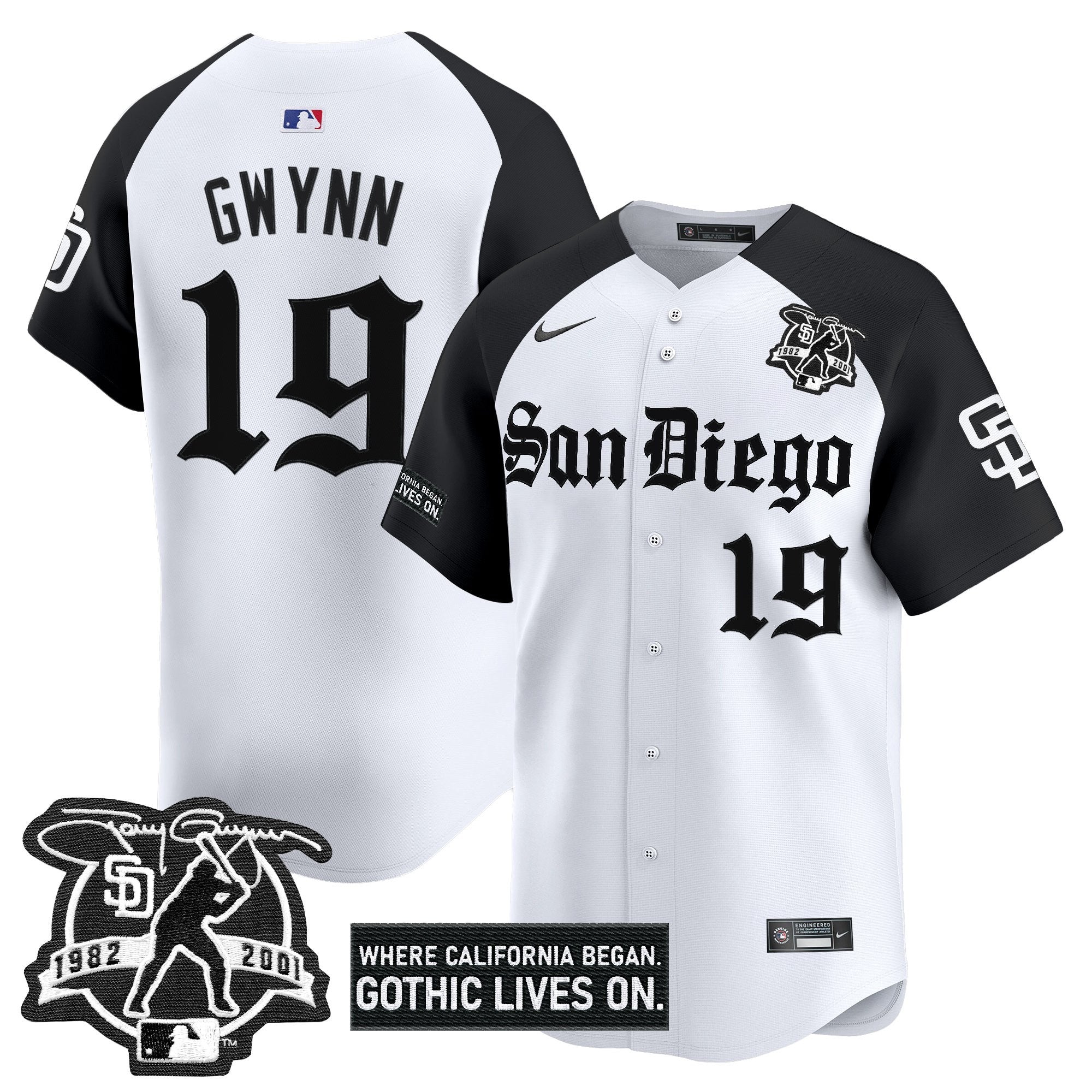 SD 'Gothic Edition' Vapor Premier Limited Jersey - Stitched