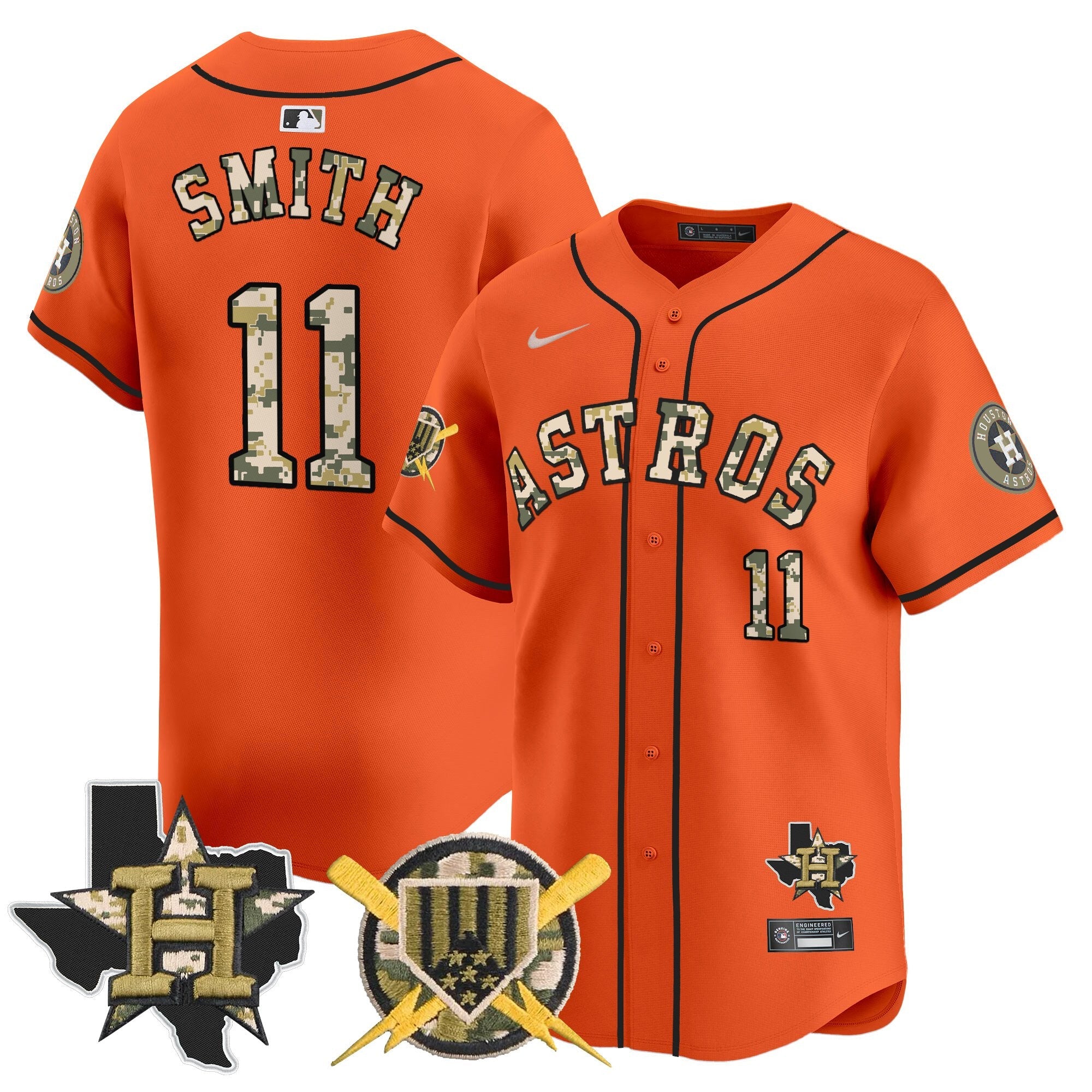 HOU Armed Forces Day Vapor Premier Limited Jersey V2 - Stitched