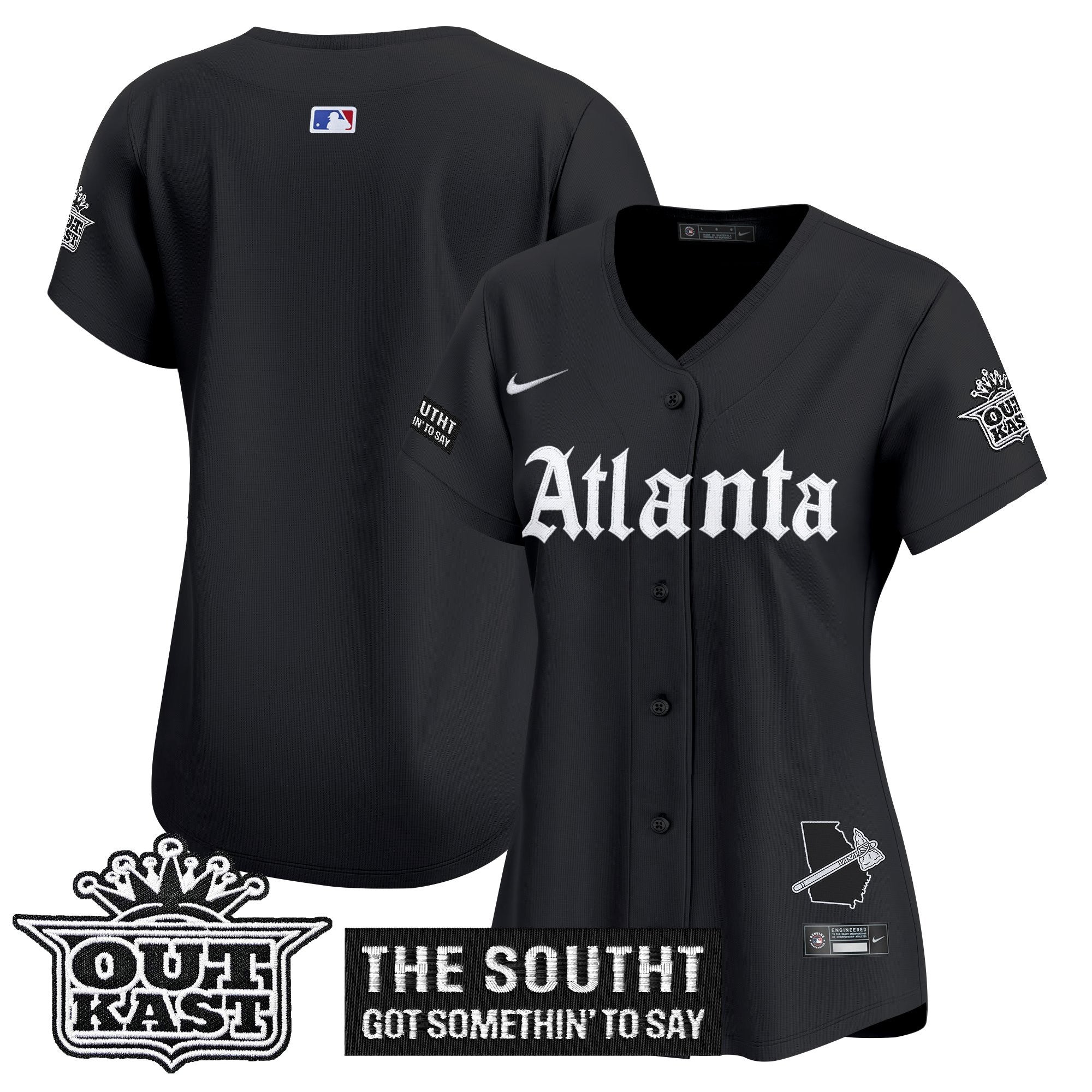 Women's ATL 'Gothic South x Outkast Edition' Vapor Premier Limited Jersey - Stitched