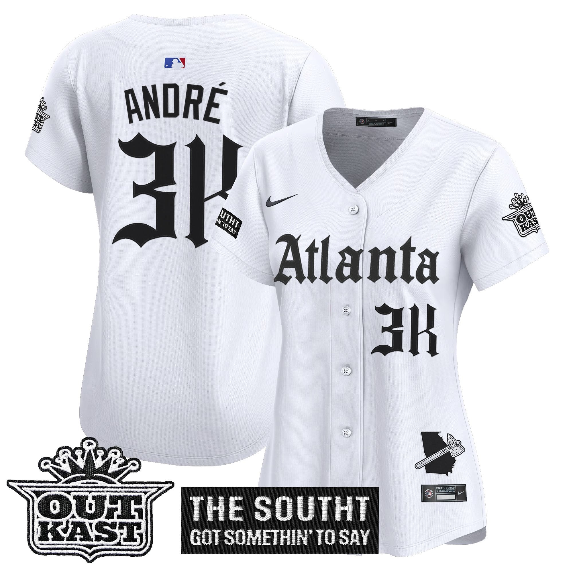 Women's ATL 'Gothic South x Outkast Edition' Vapor Premier Limited Jersey - Stitched
