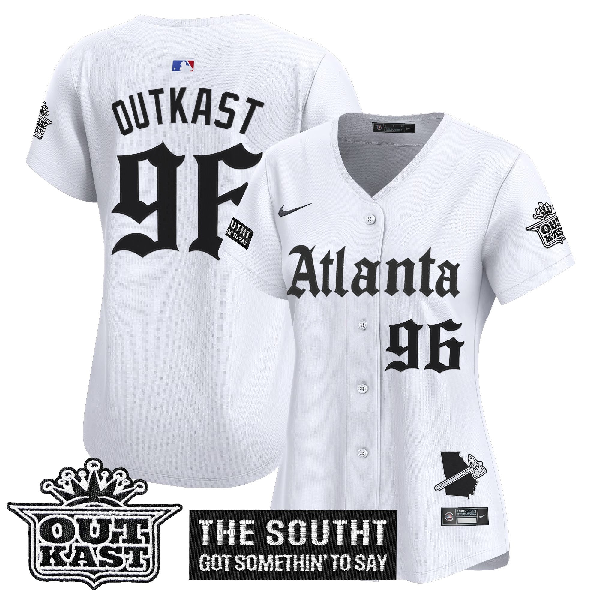 Women's ATL 'Gothic South x Outkast Edition' Vapor Premier Limited Jersey - Stitched