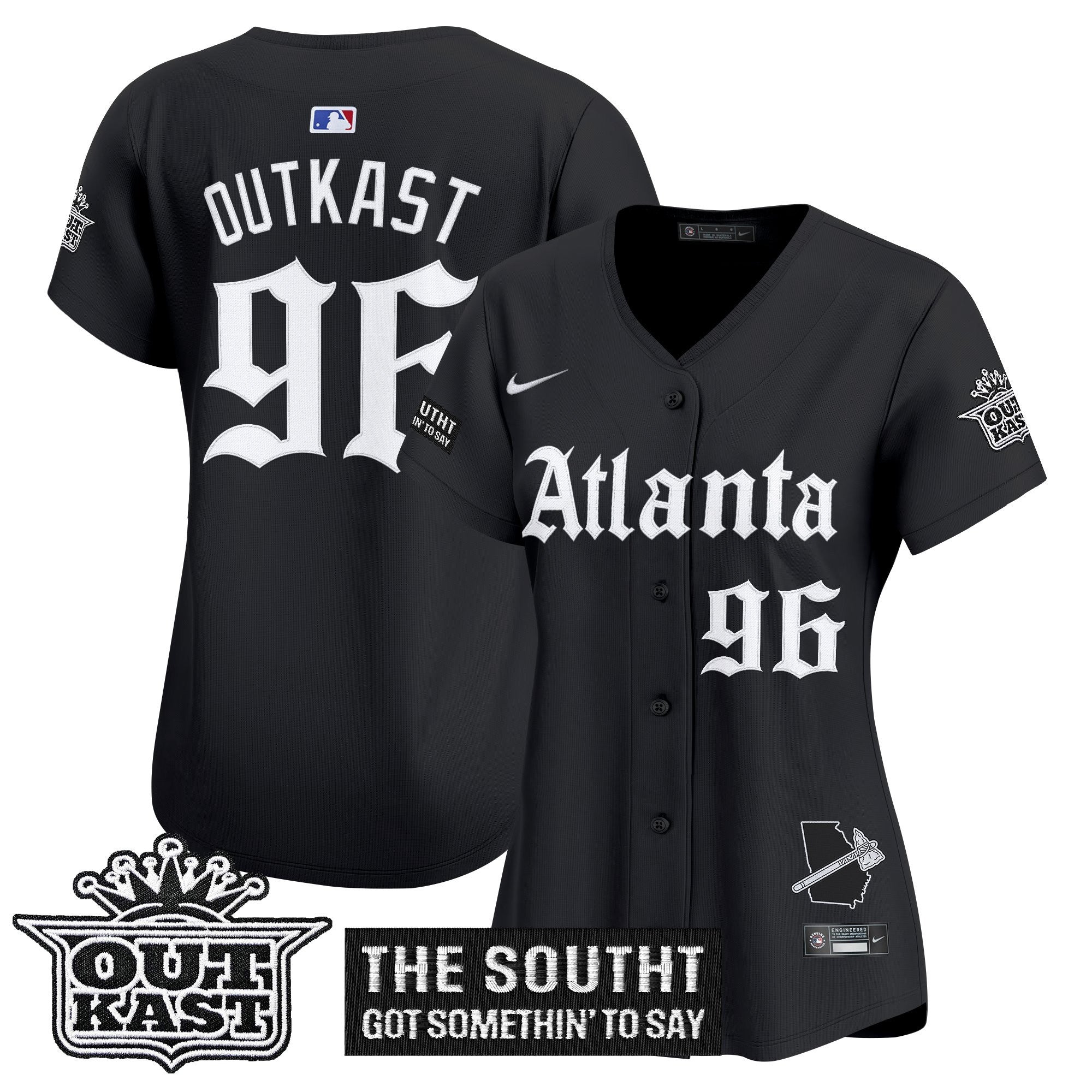 Women's ATL 'Gothic South x Outkast Edition' Vapor Premier Limited Jersey - Stitched