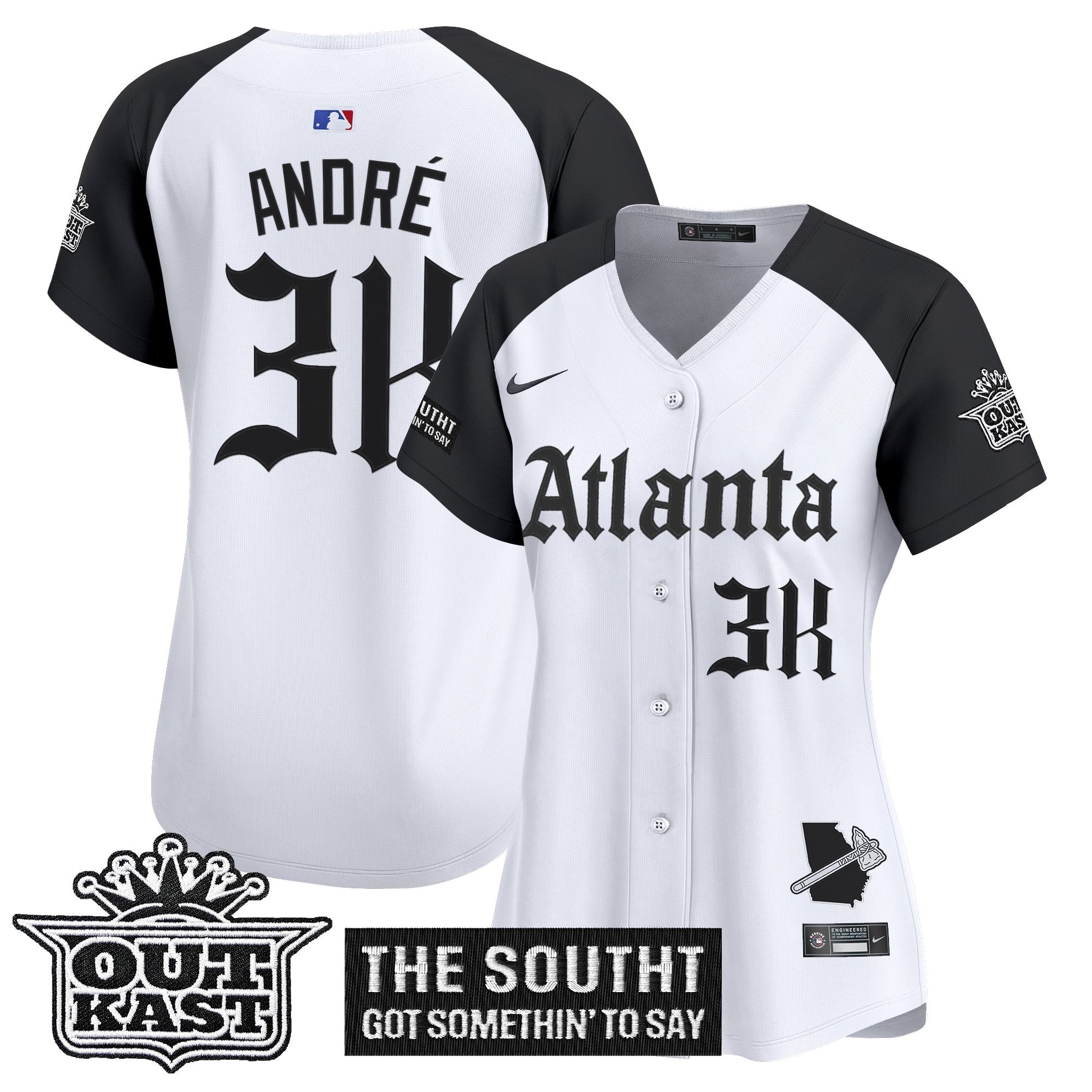 Women's ATL 'Gothic South x Outkast Edition' Vapor Premier Limited Jersey - Stitched