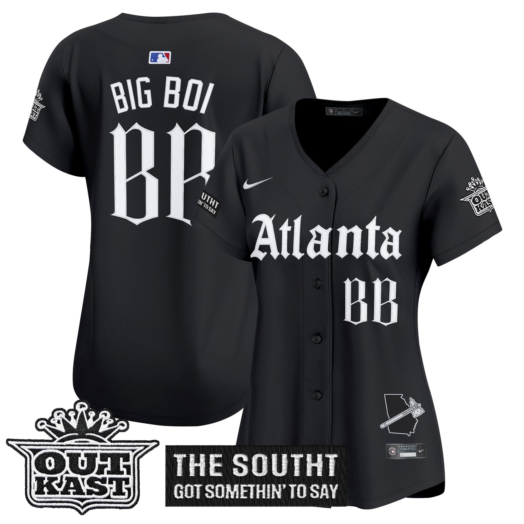 Women's ATL 'Gothic South x Outkast Edition' Vapor Premier Limited Jersey - Stitched