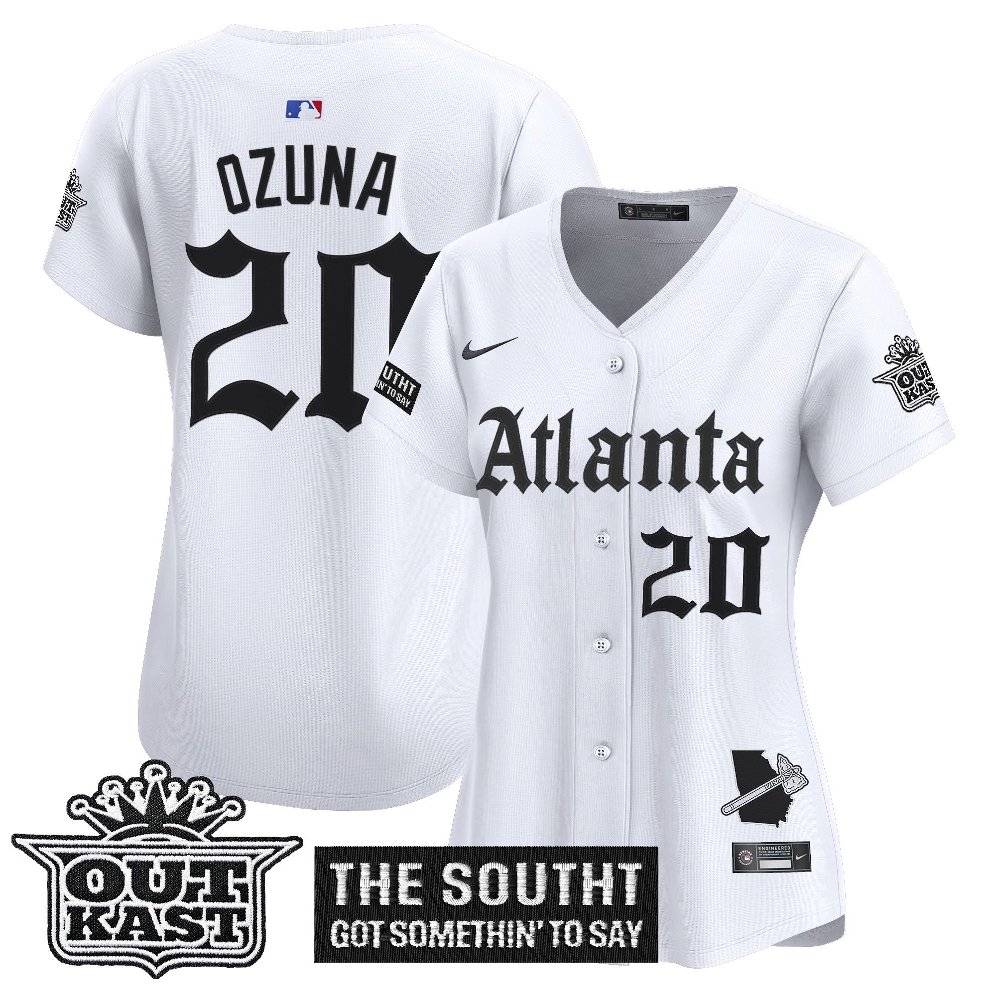 Women's ATL 'Gothic South x Outkast Edition' Vapor Premier Limited Jersey - Stitched