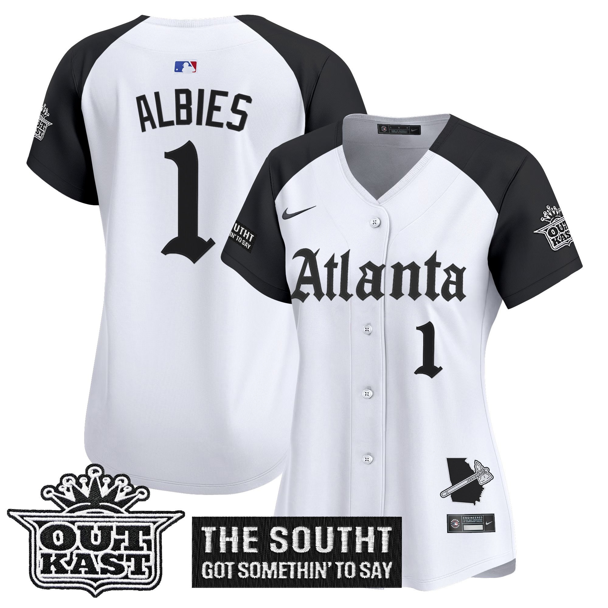 Women's ATL 'Gothic South x Outkast Edition' Vapor Premier Limited Jersey - Stitched