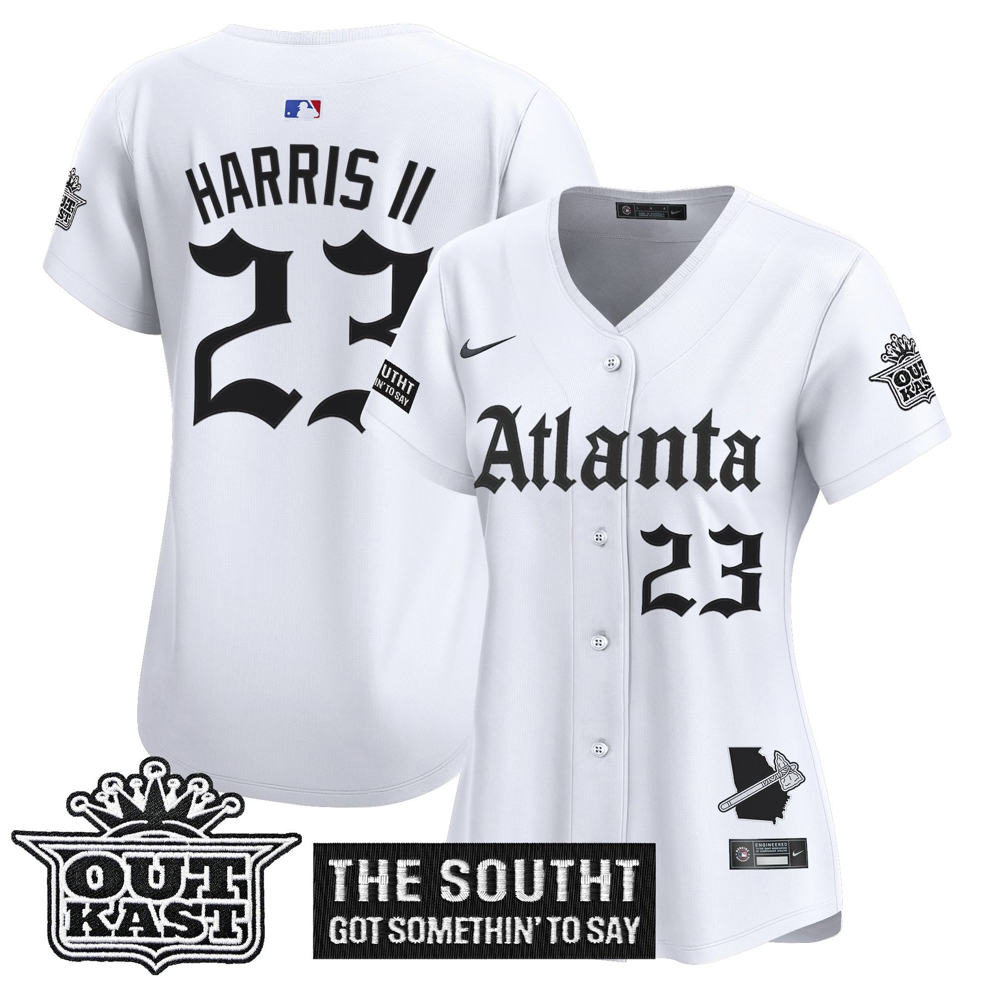 Women's ATL 'Gothic South x Outkast Edition' Vapor Premier Limited Jersey - Stitched