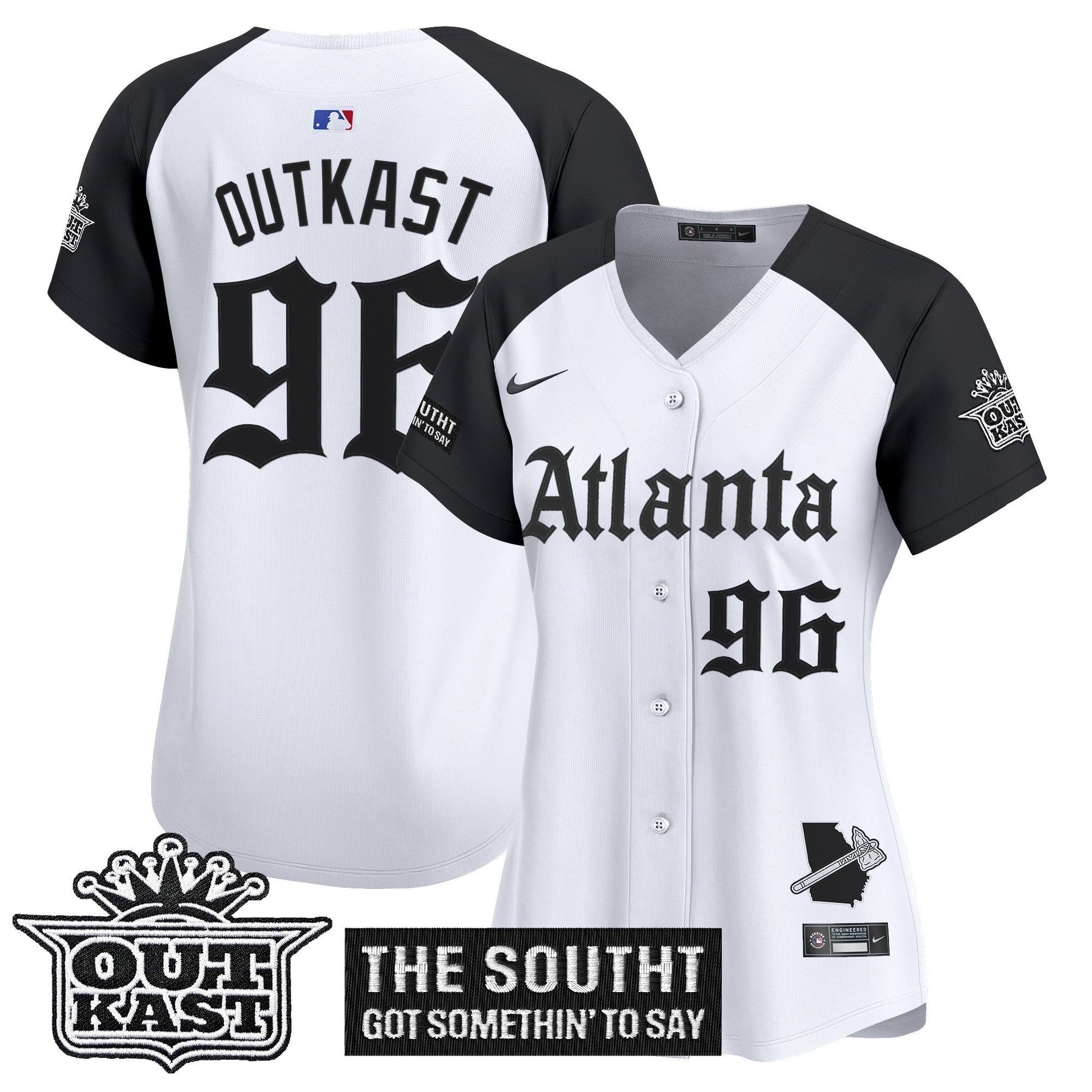 Women's ATL 'Gothic South x Outkast Edition' Vapor Premier Limited Jersey - Stitched
