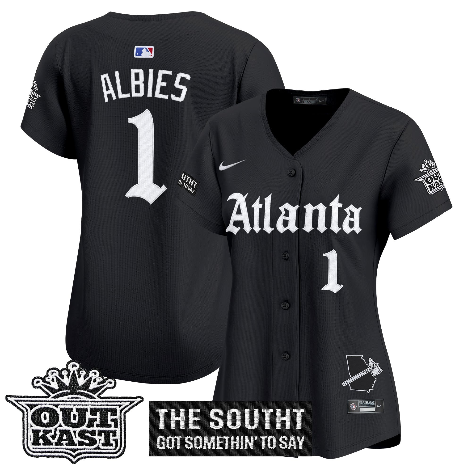 Women's ATL 'Gothic South x Outkast Edition' Vapor Premier Limited Jersey - Stitched
