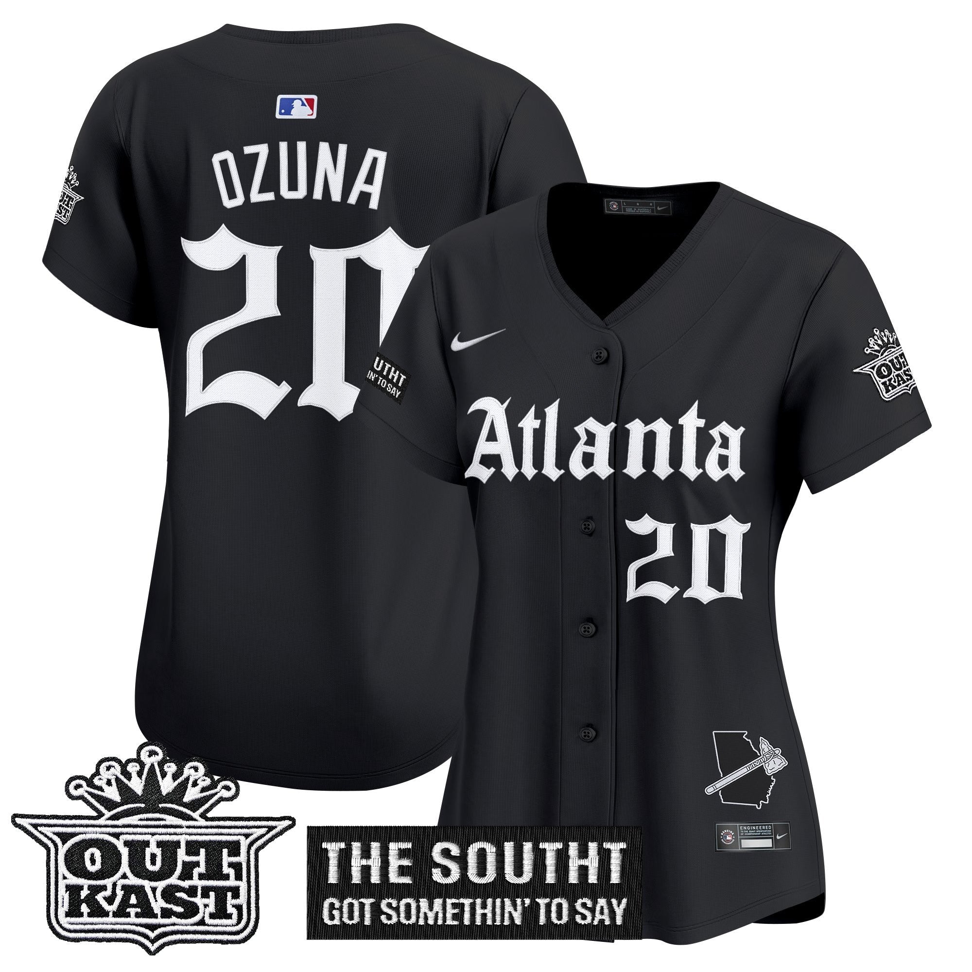 Women's ATL 'Gothic South x Outkast Edition' Vapor Premier Limited Jersey - Stitched