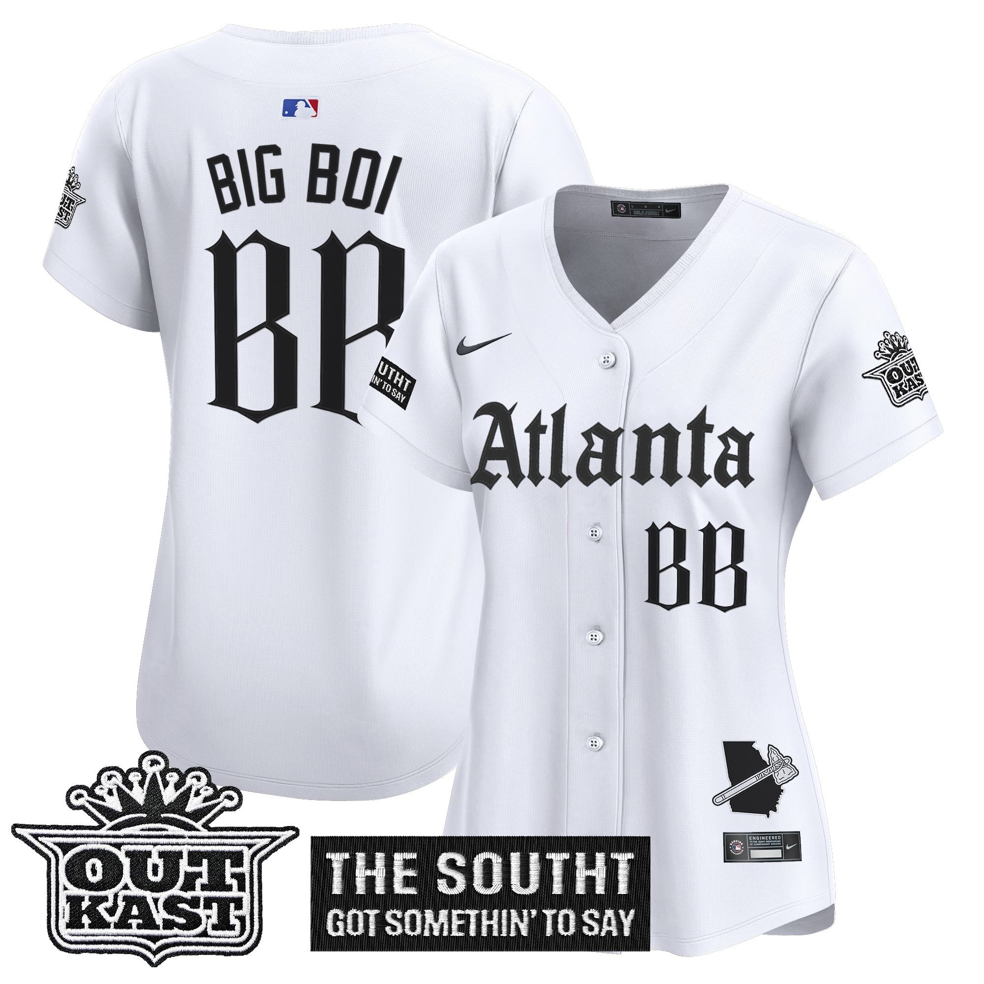 Women's ATL 'Gothic South x Outkast Edition' Vapor Premier Limited Jersey - Stitched