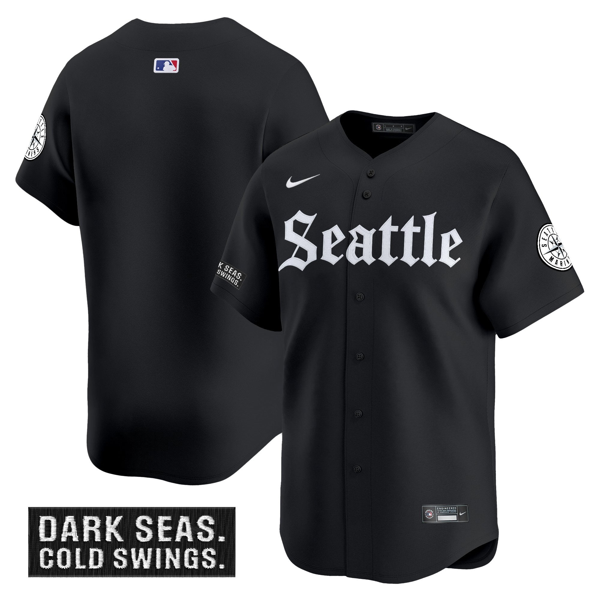 SEA 'Deep Sea Gothic Edition' Vapor Premier Limited Jersey - Stitched