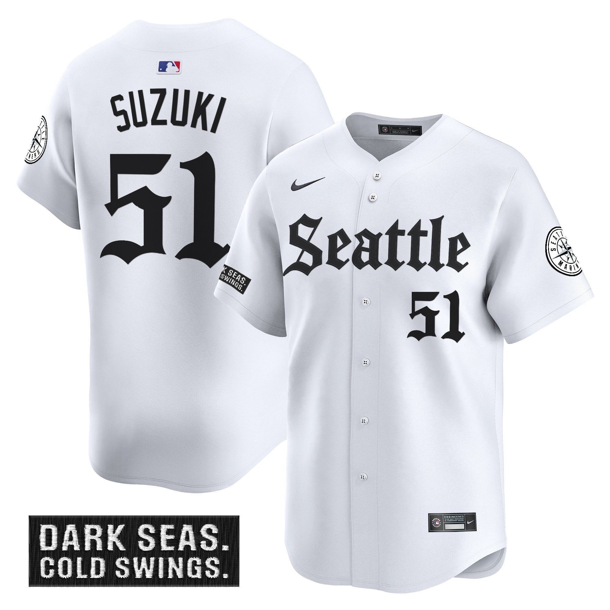 SEA 'Deep Sea Gothic Edition' Vapor Premier Limited Jersey - Stitched