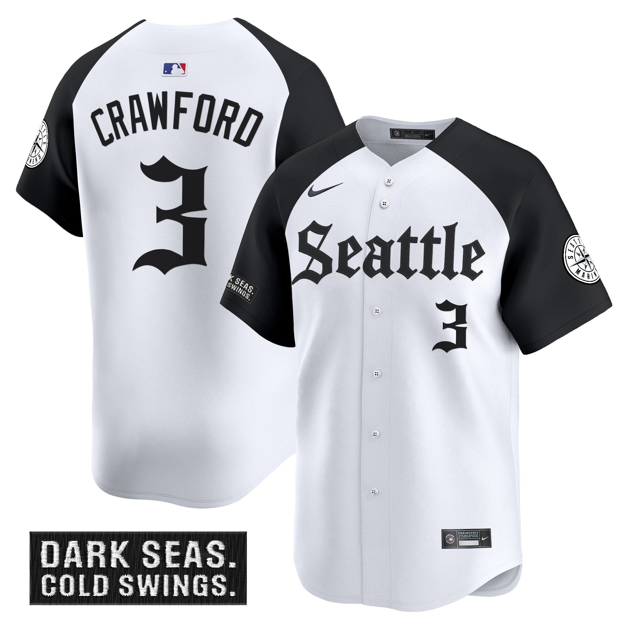 SEA 'Deep Sea Gothic Edition' Vapor Premier Limited Jersey - Stitched
