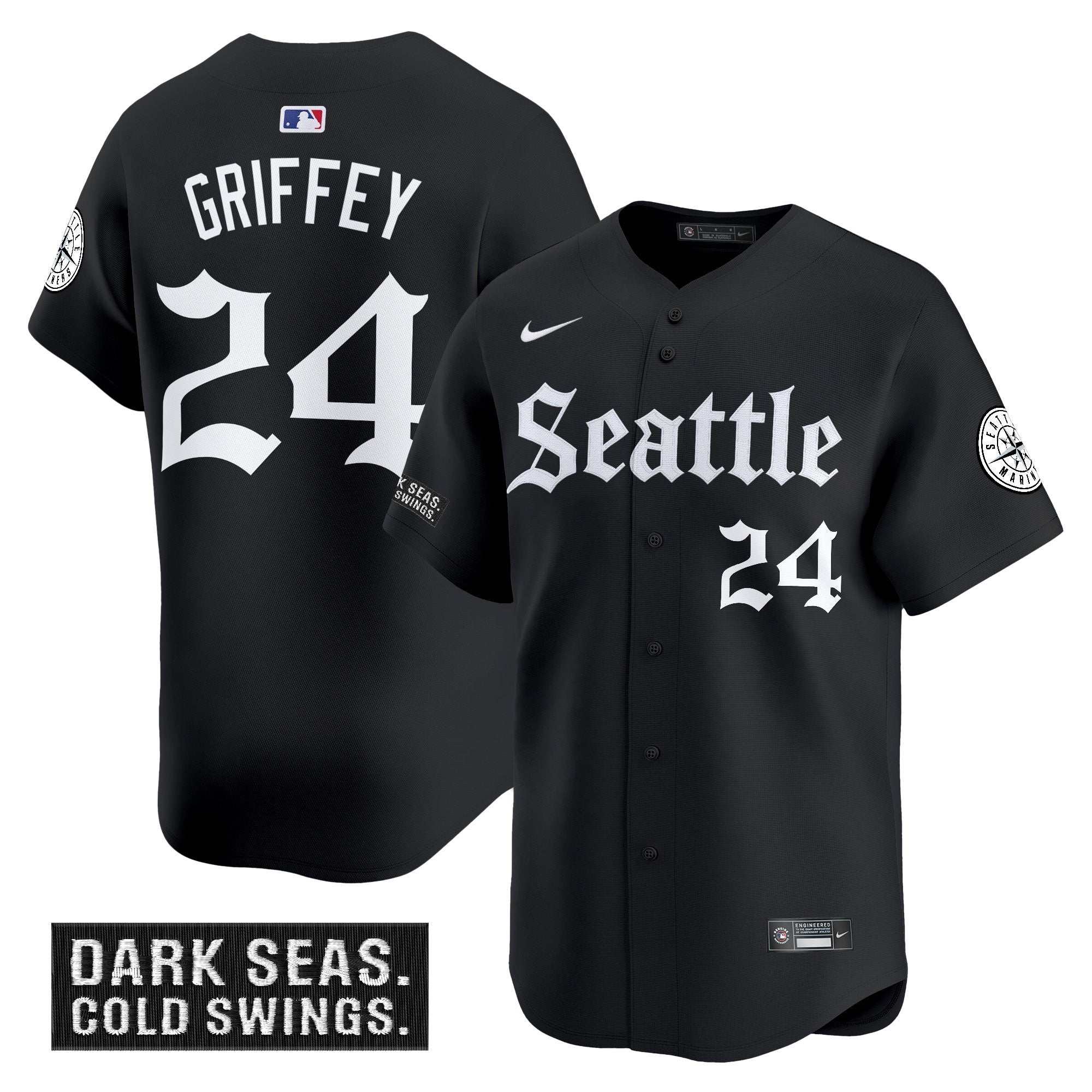 SEA 'Deep Sea Gothic Edition' Vapor Premier Limited Jersey - Stitched