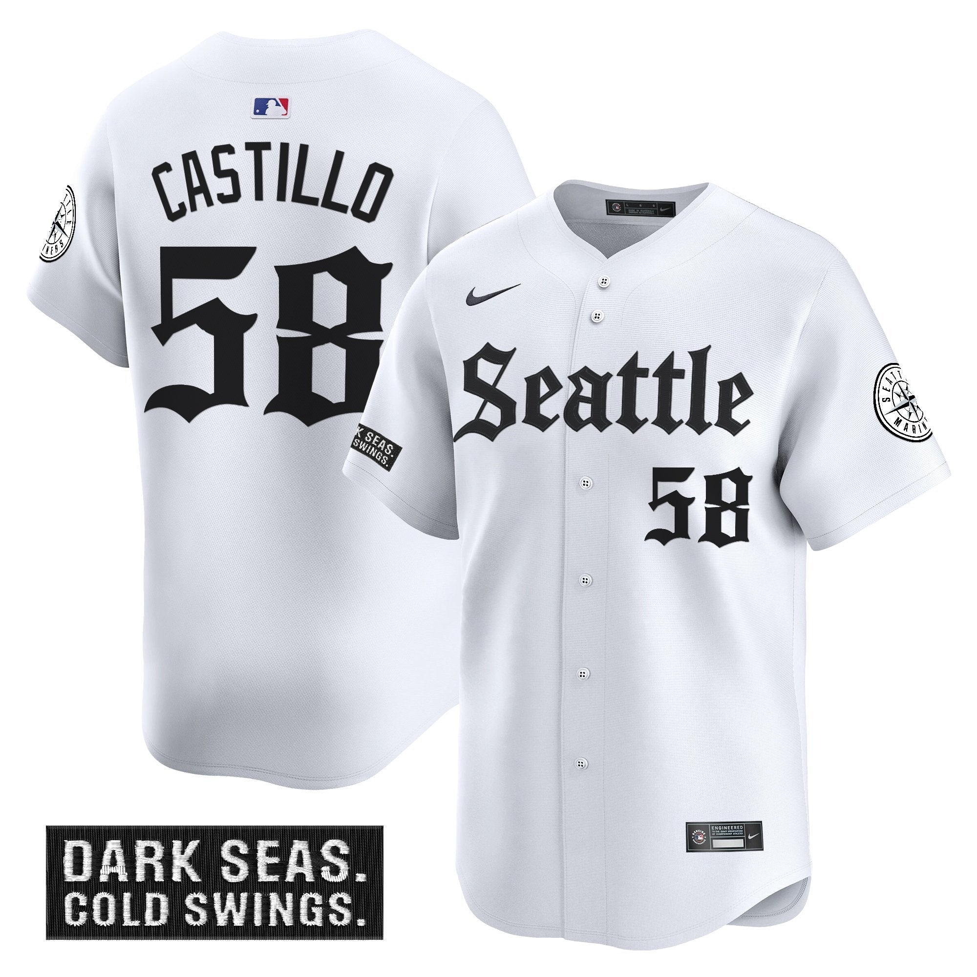 SEA 'Deep Sea Gothic Edition' Vapor Premier Limited Jersey - Stitched