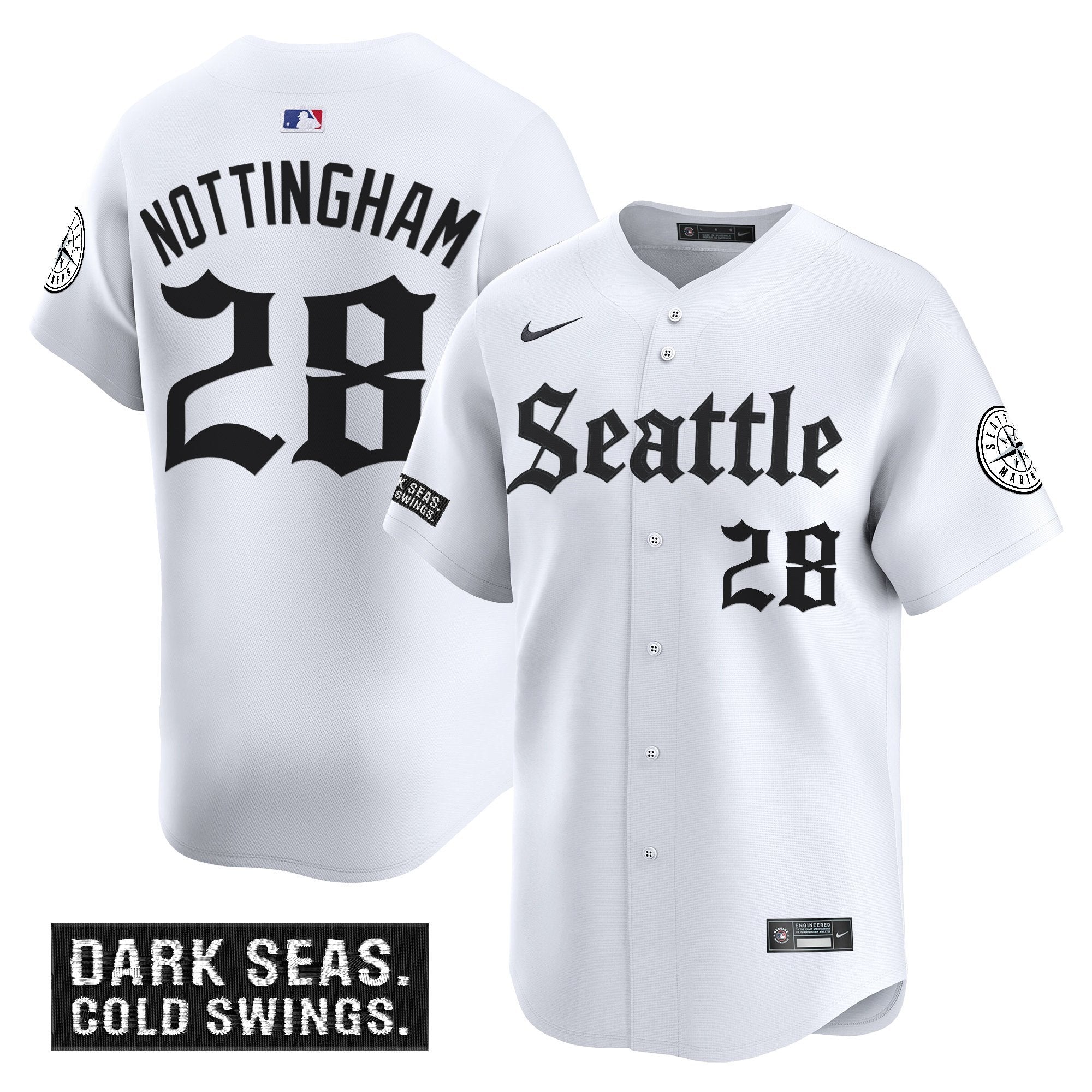 SEA 'Deep Sea Gothic Edition' Vapor Premier Limited Jersey - Stitched
