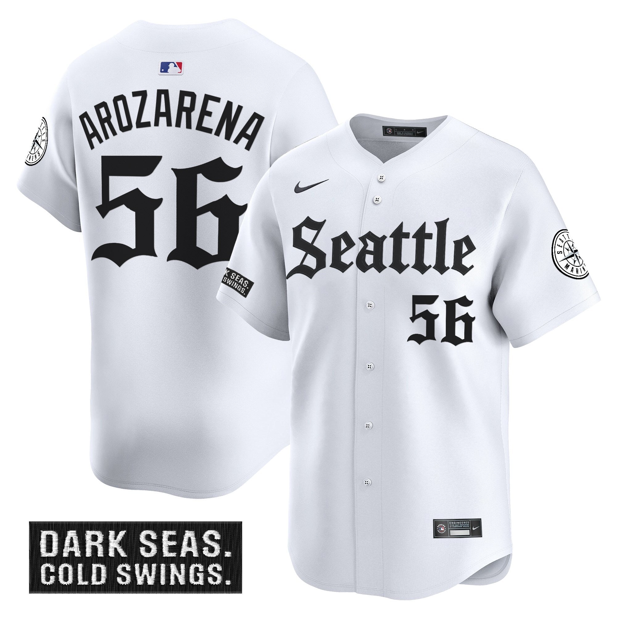 SEA 'Deep Sea Gothic Edition' Vapor Premier Limited Jersey - Stitched