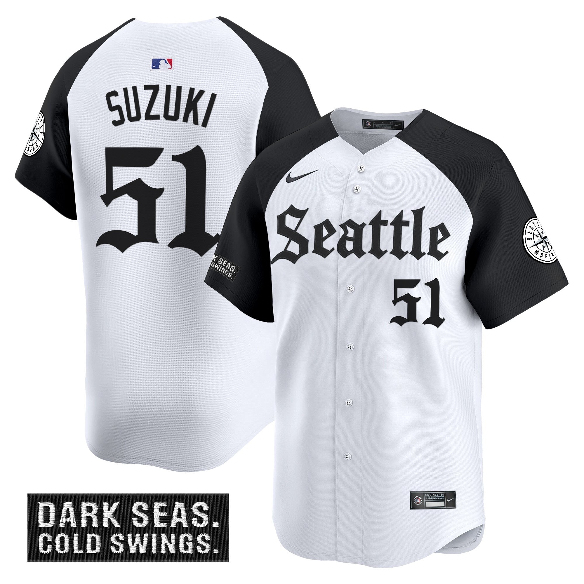 SEA 'Deep Sea Gothic Edition' Vapor Premier Limited Jersey - Stitched