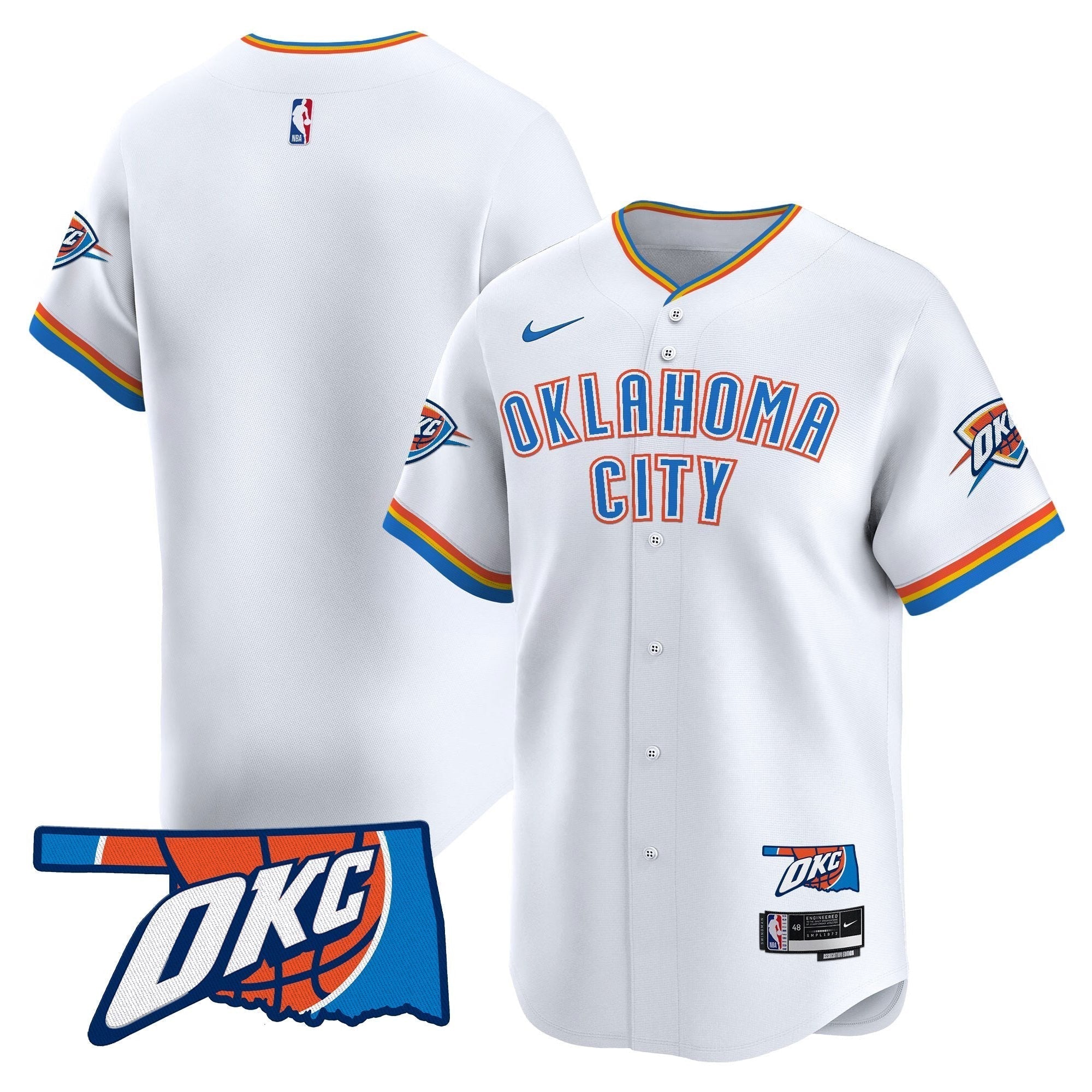 OKC Vapor Baseball Jersey - Stitched