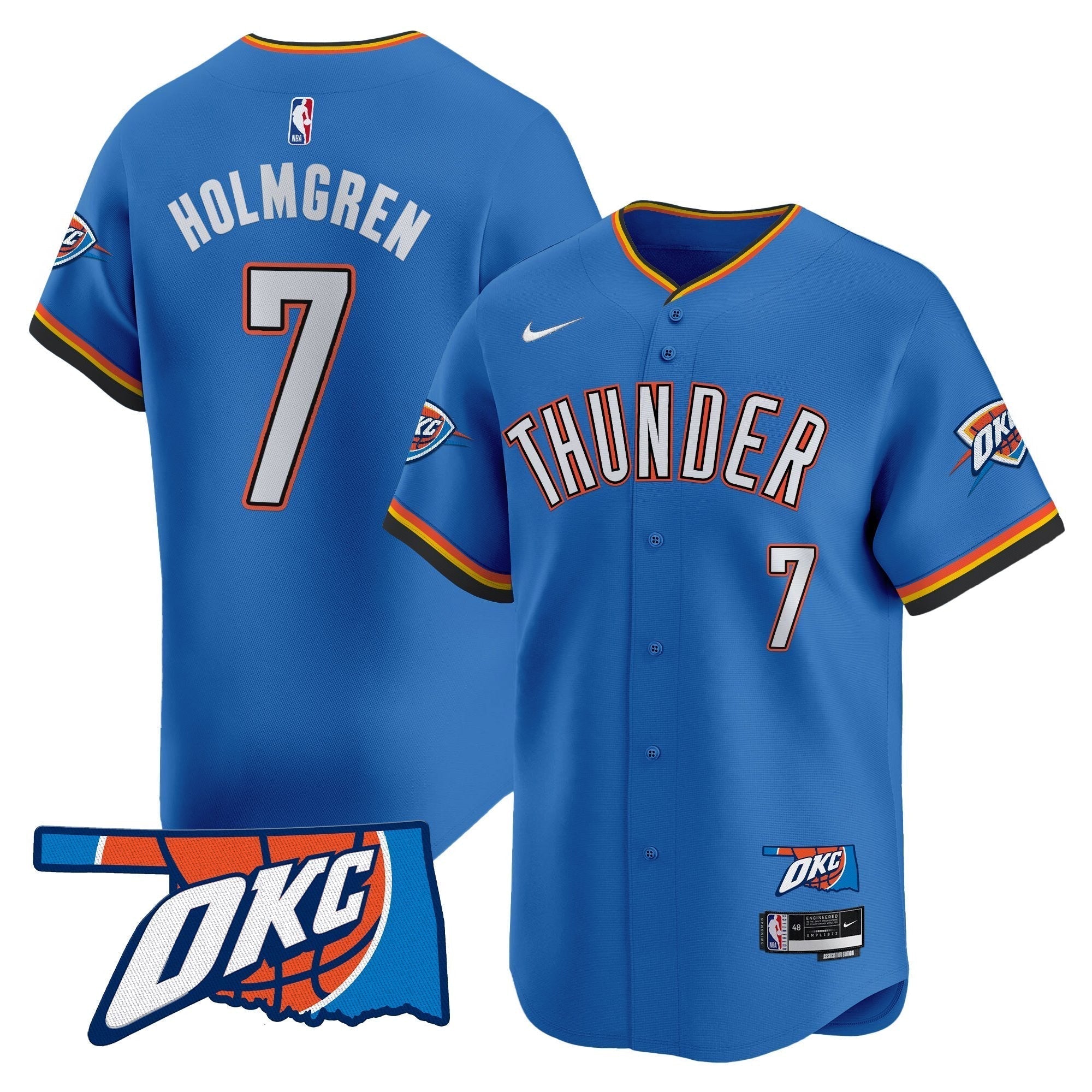 OKC Vapor Baseball Jersey - Stitched