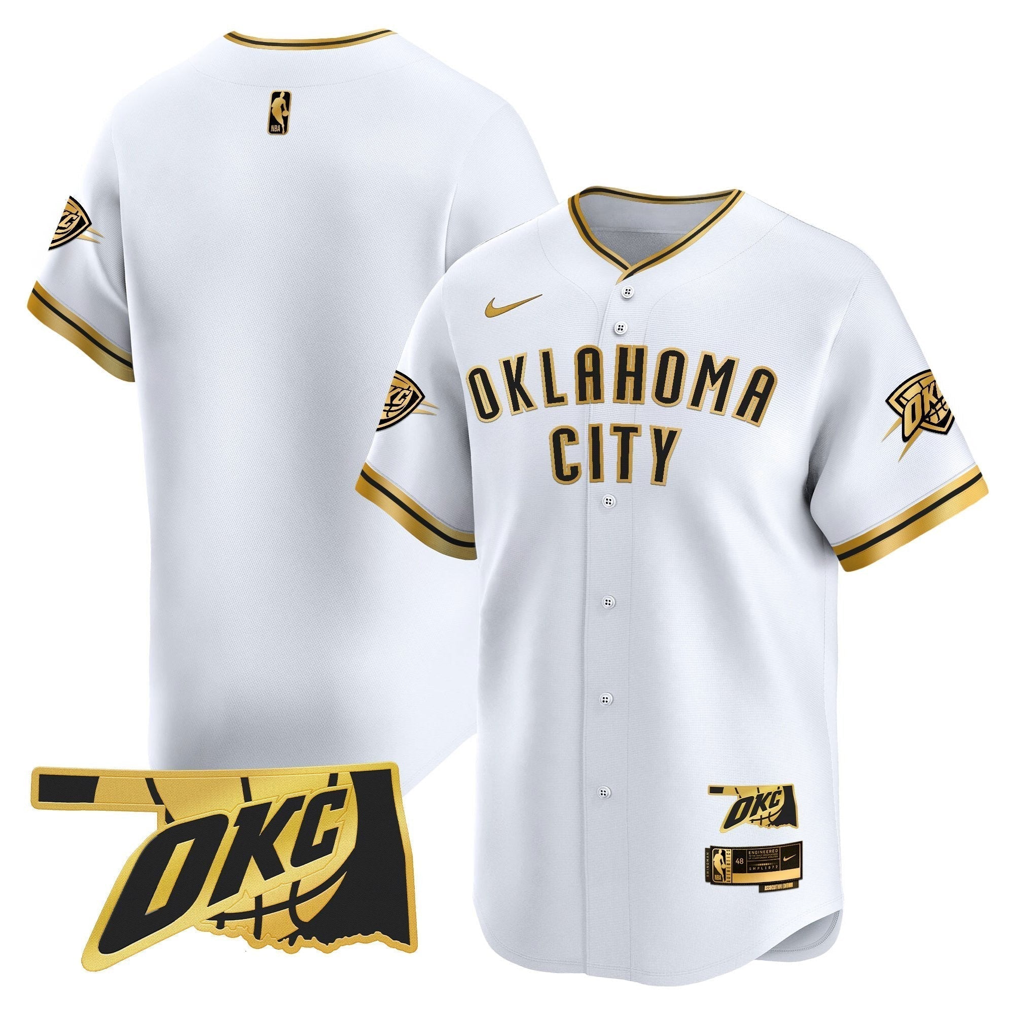 OKC Vapor Baseball Jersey - Stitched