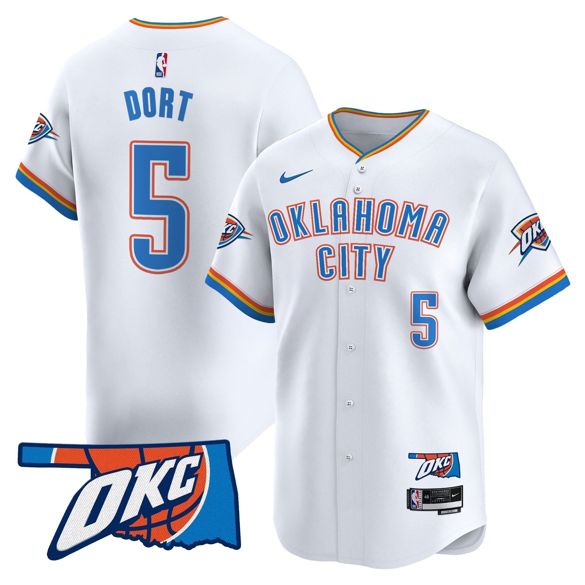 OKC Vapor Baseball Jersey - Stitched