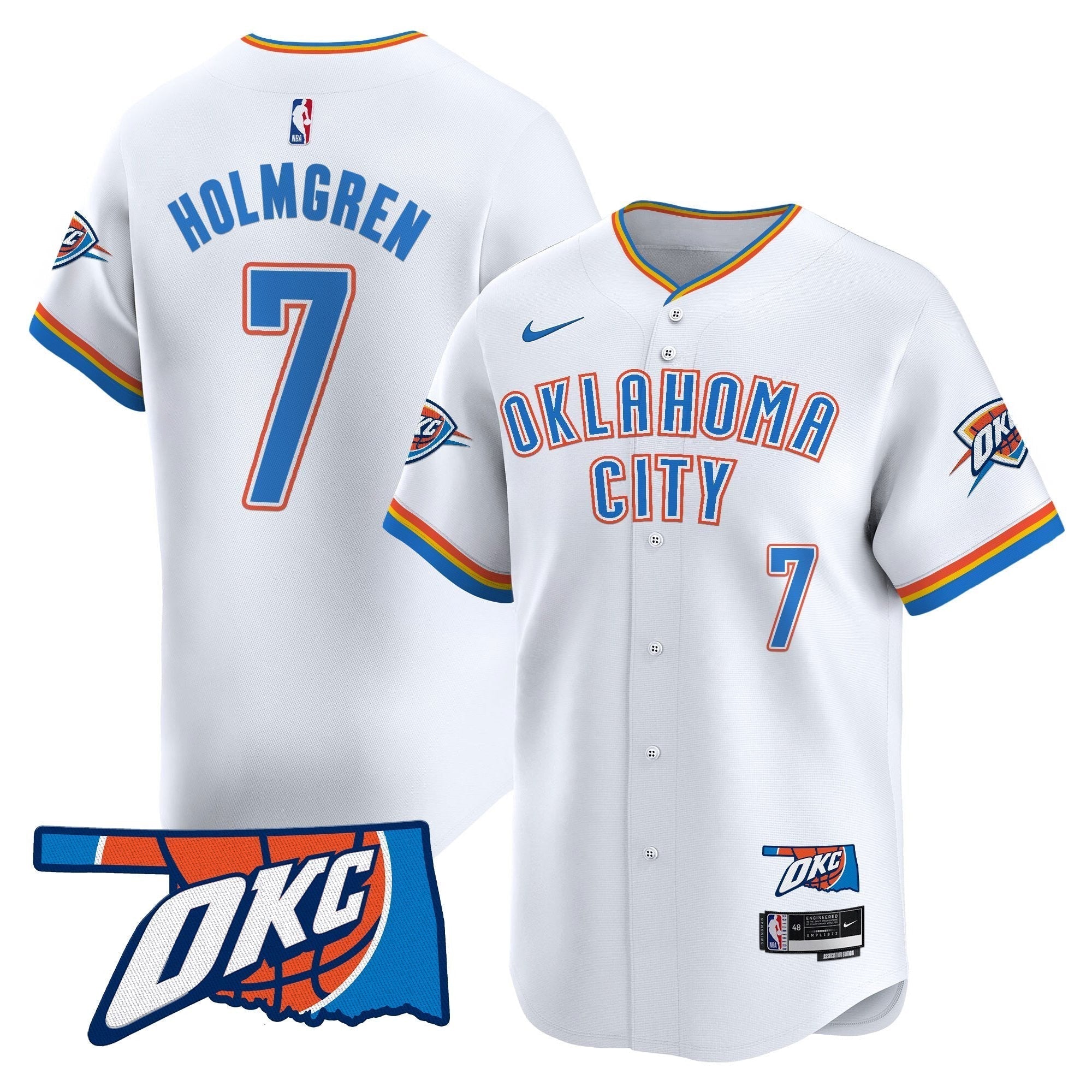 OKC Vapor Baseball Jersey - Stitched