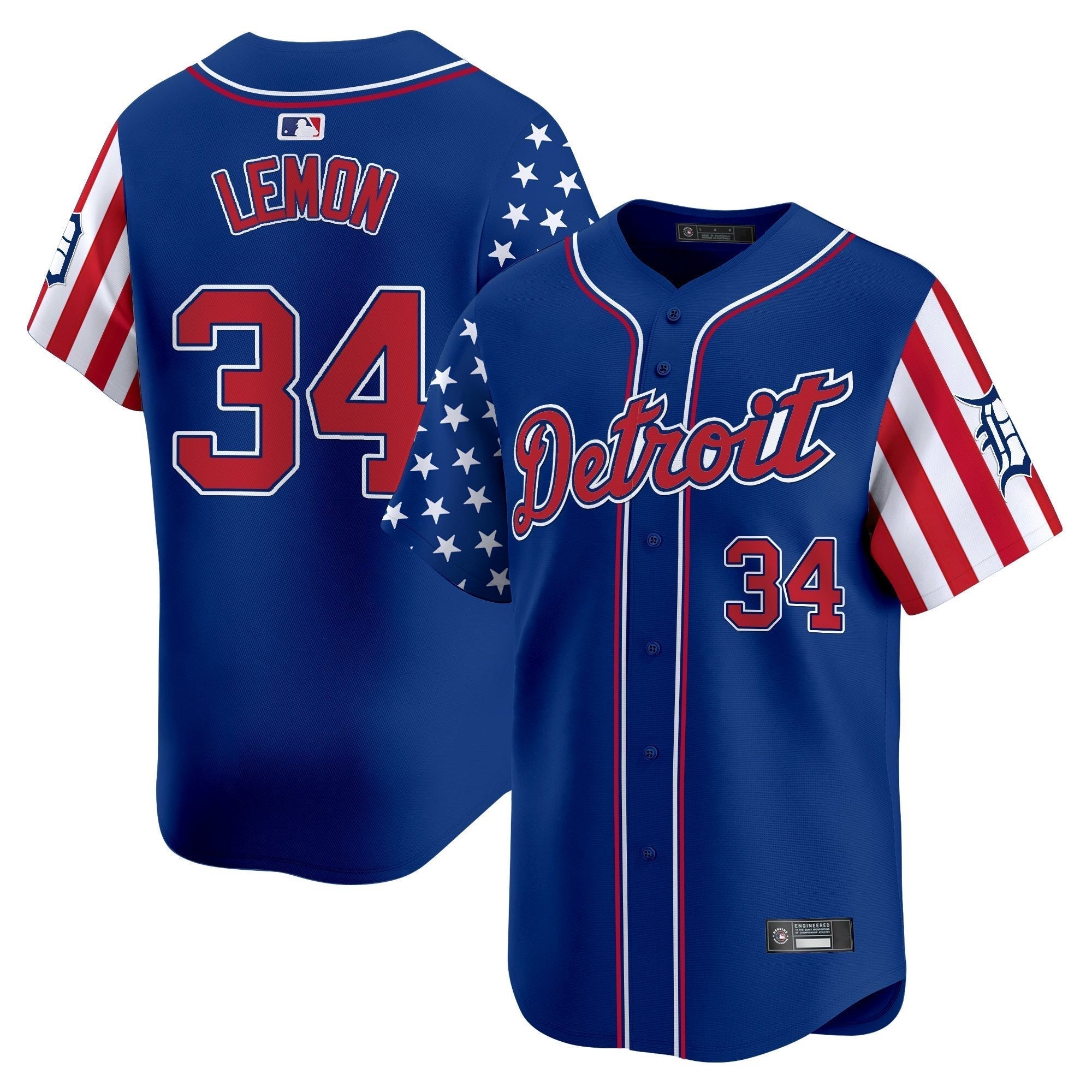 DET 2025 Independence Day Vapor Premier Limited Jersey - Stitched