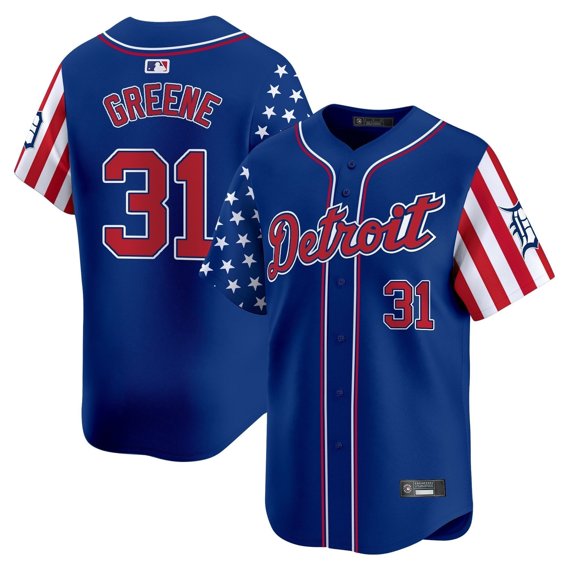 DET 2025 Independence Day Vapor Premier Limited Jersey - Stitched