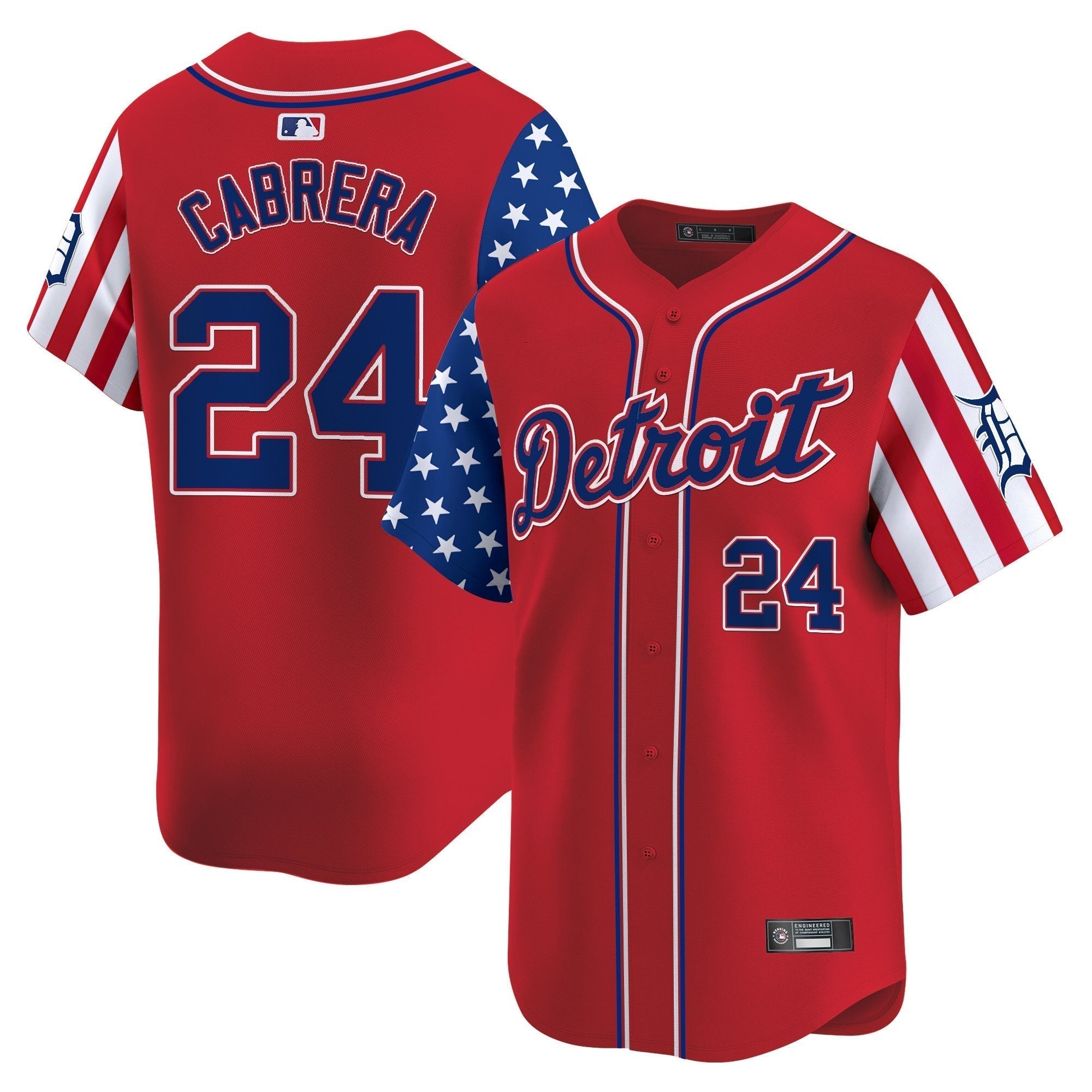 DET 2025 Independence Day Vapor Premier Limited Jersey - Stitched