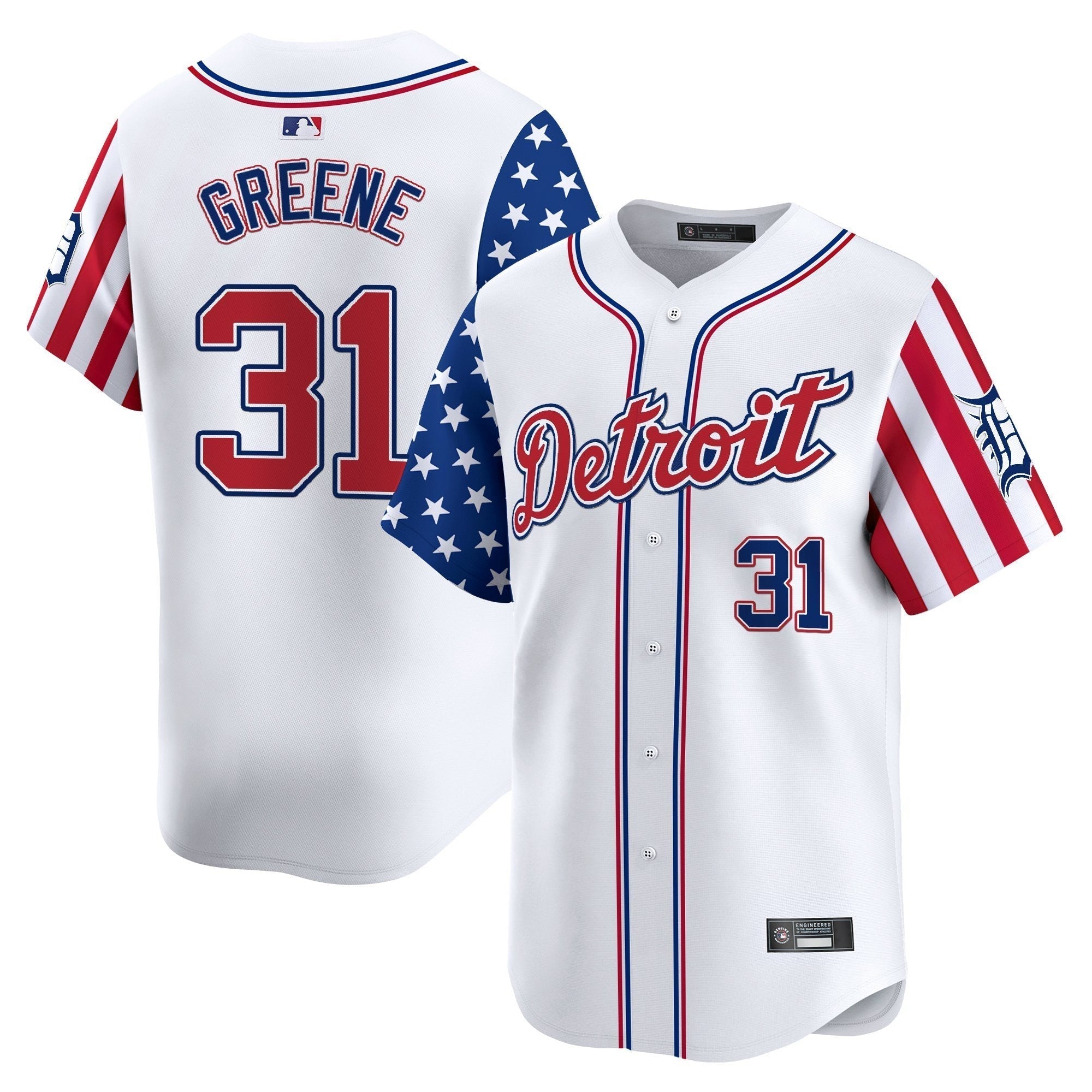 DET 2025 Independence Day Vapor Premier Limited Jersey - Stitched