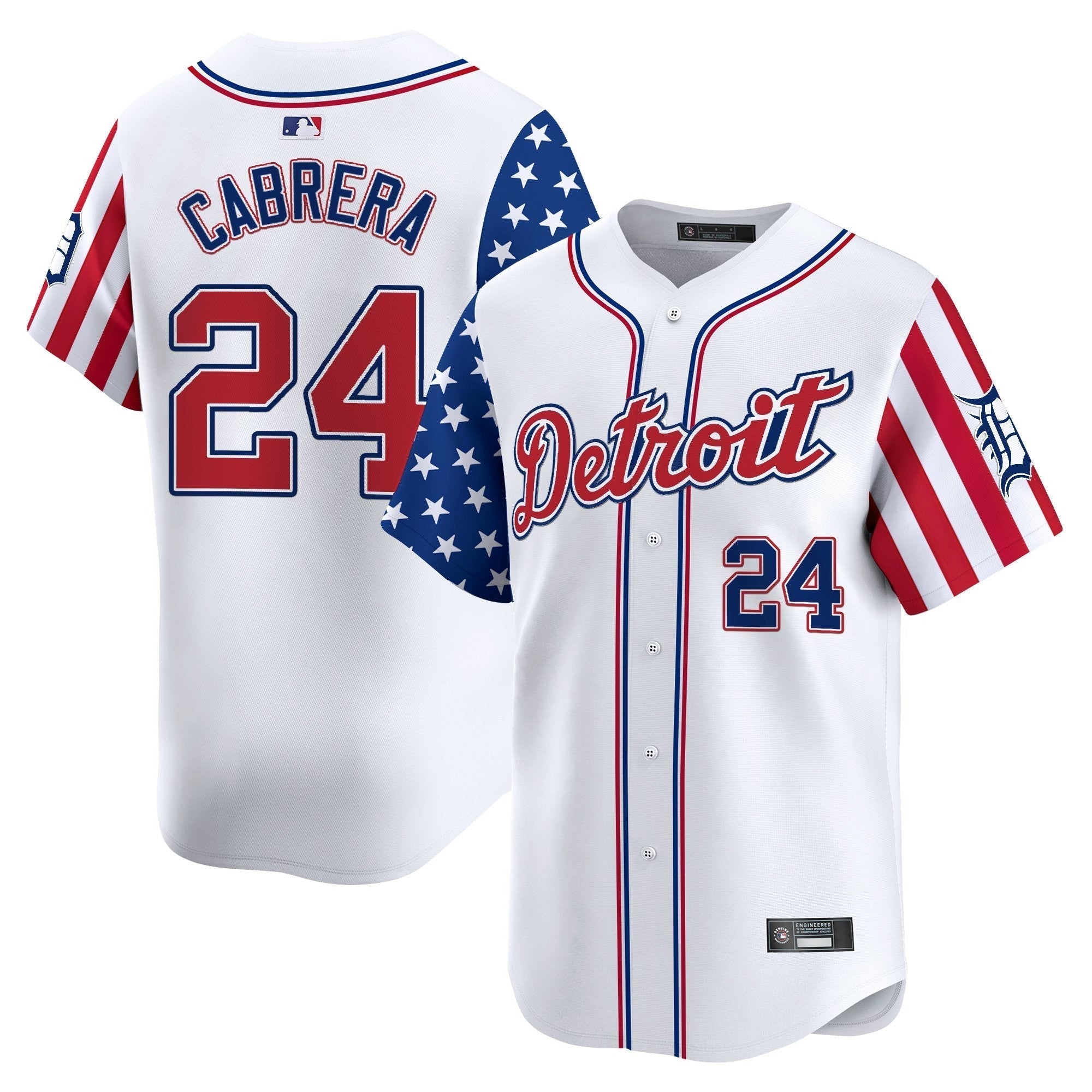 DET 2025 Independence Day Vapor Premier Limited Jersey - Stitched