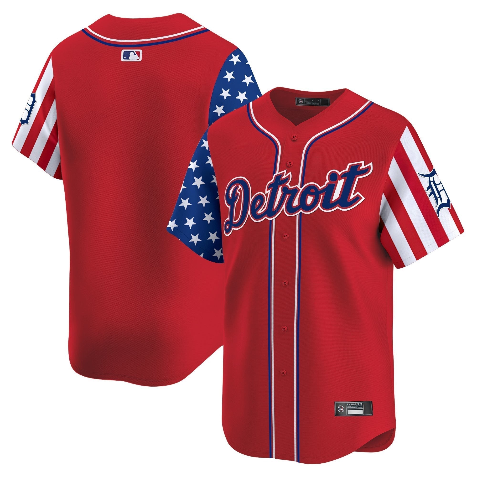 DET 2025 Independence Day Vapor Premier Limited Jersey - Stitched