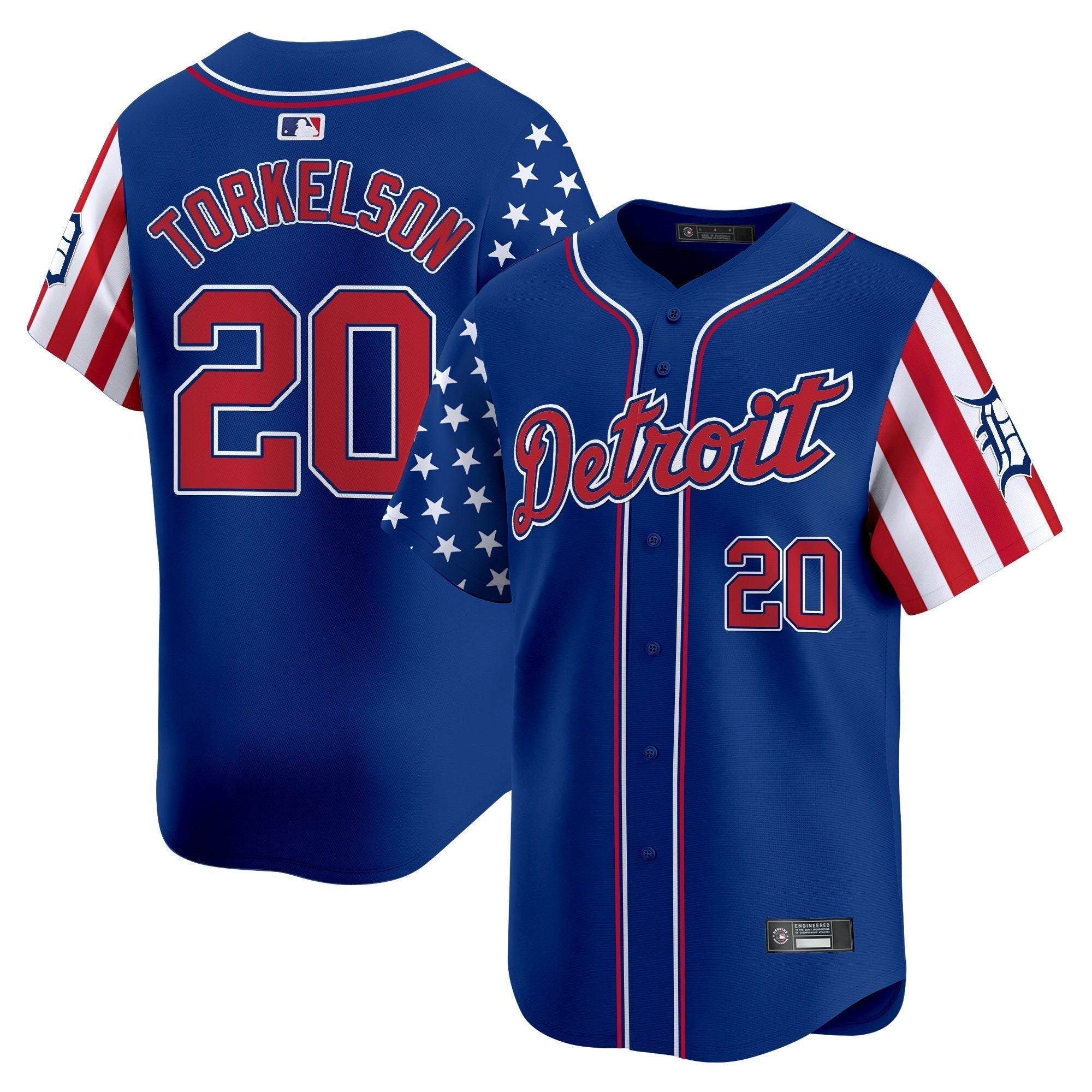 DET 2025 Independence Day Vapor Premier Limited Jersey - Stitched