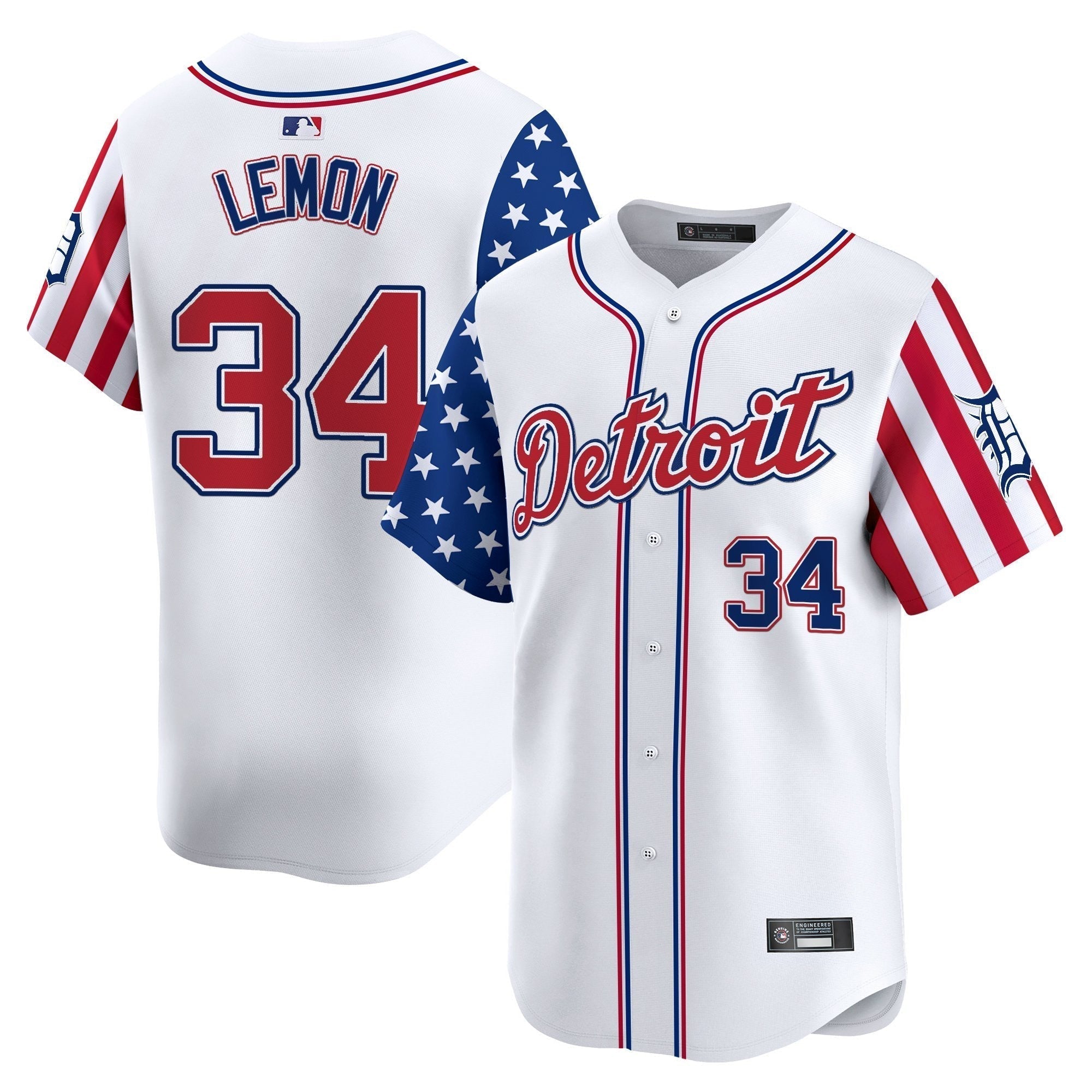 DET 2025 Independence Day Vapor Premier Limited Jersey - Stitched