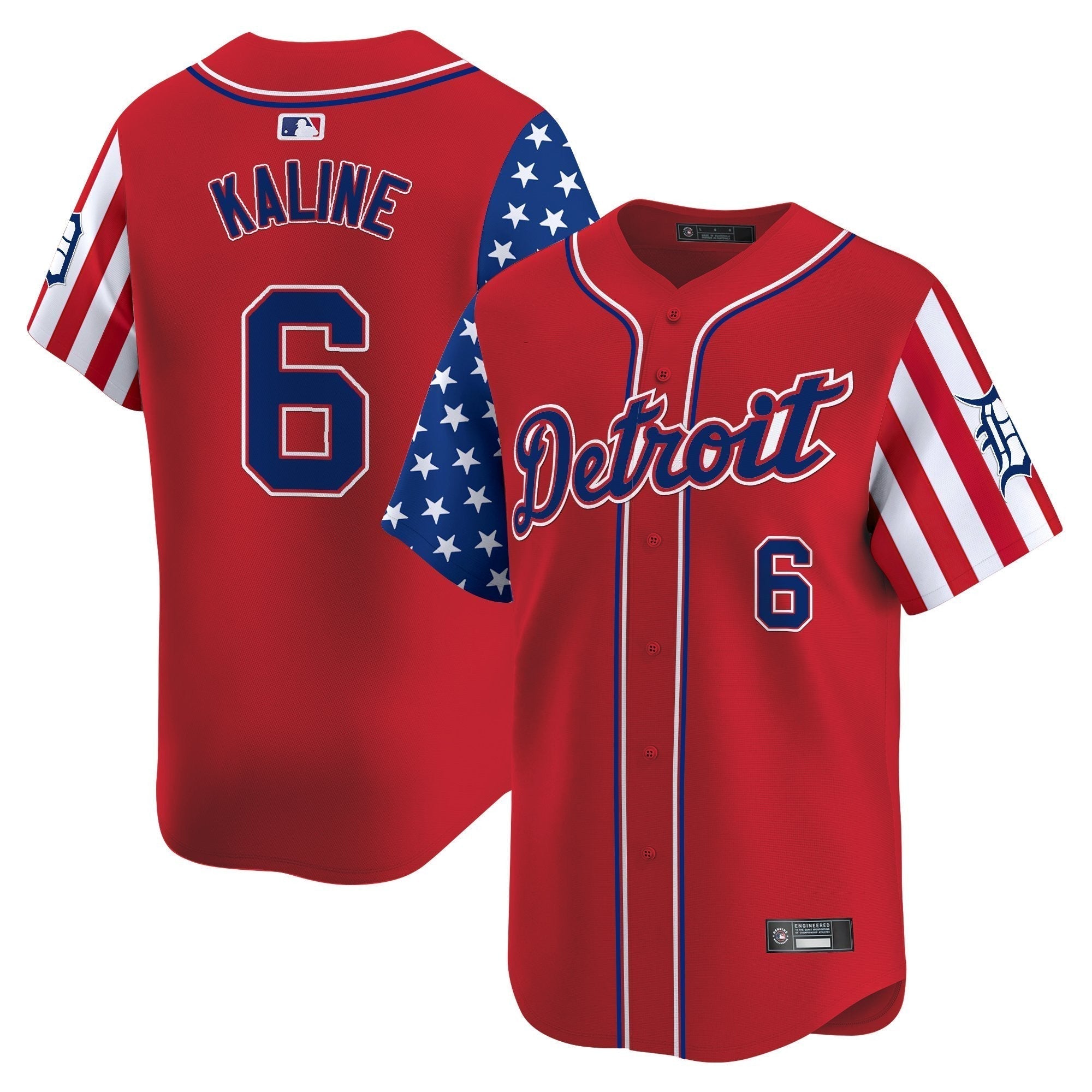 DET 2025 Independence Day Vapor Premier Limited Jersey - Stitched