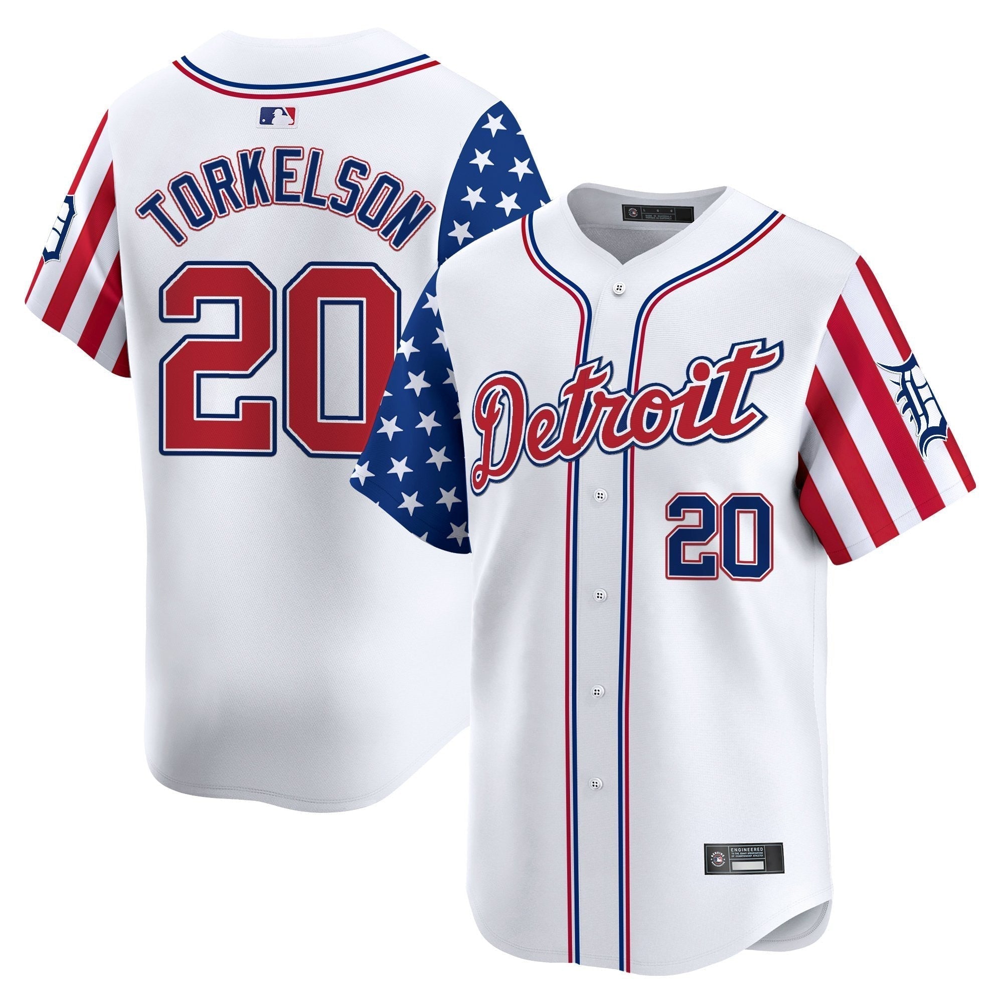 DET 2025 Independence Day Vapor Premier Limited Jersey - Stitched
