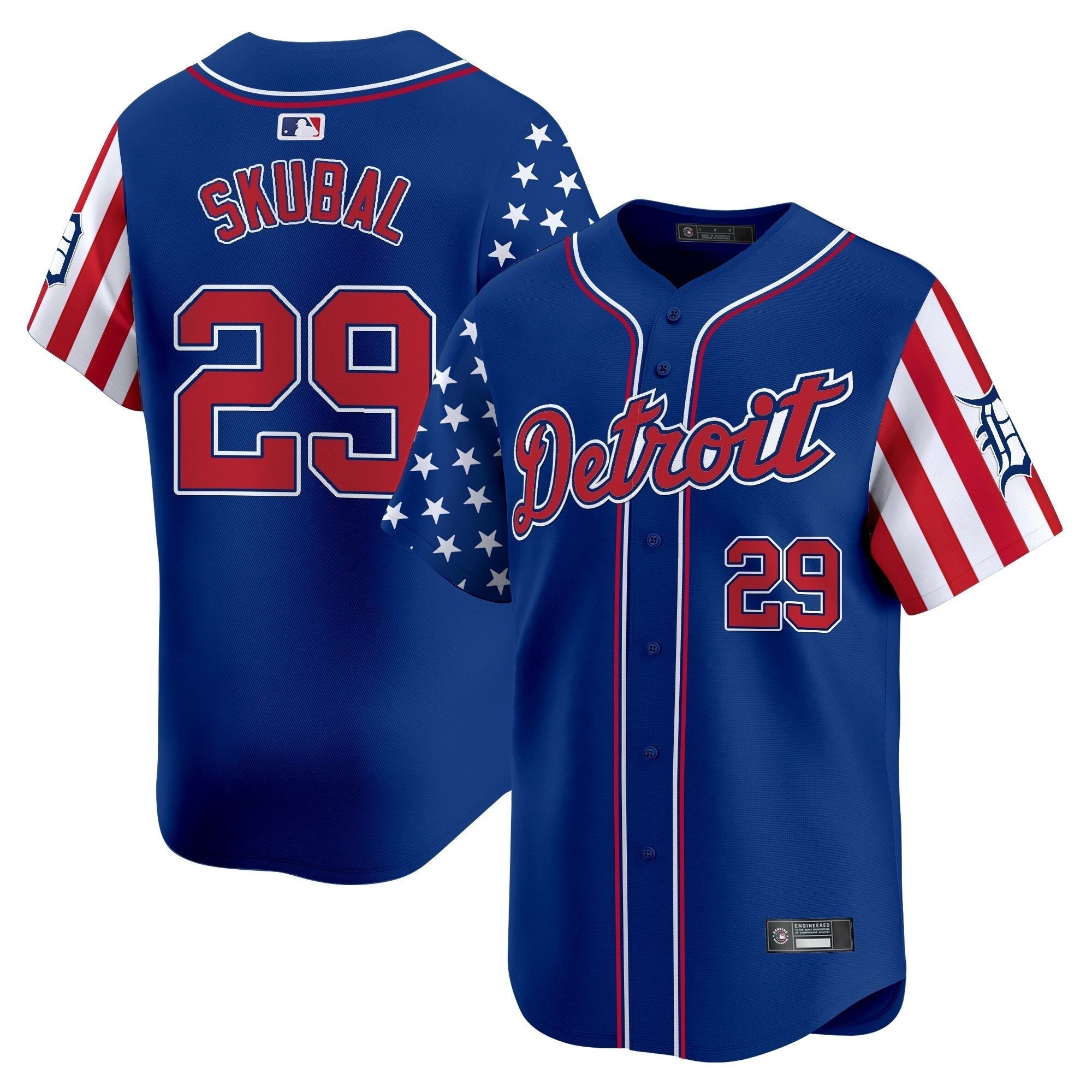 DET 2025 Independence Day Vapor Premier Limited Jersey - Stitched