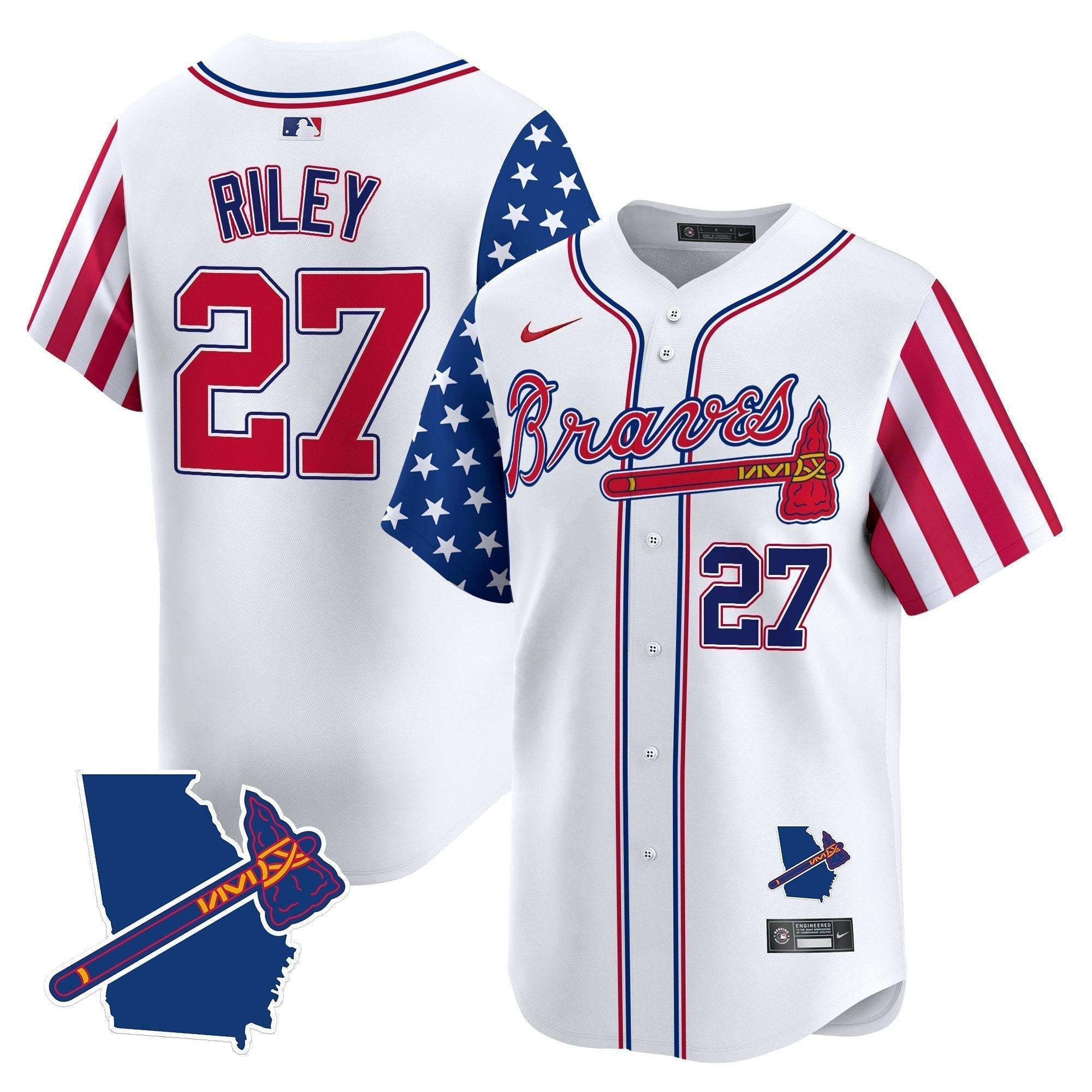 ATL 2025 Independence Day Vapor Premier Limited Jersey N1 - Stitched