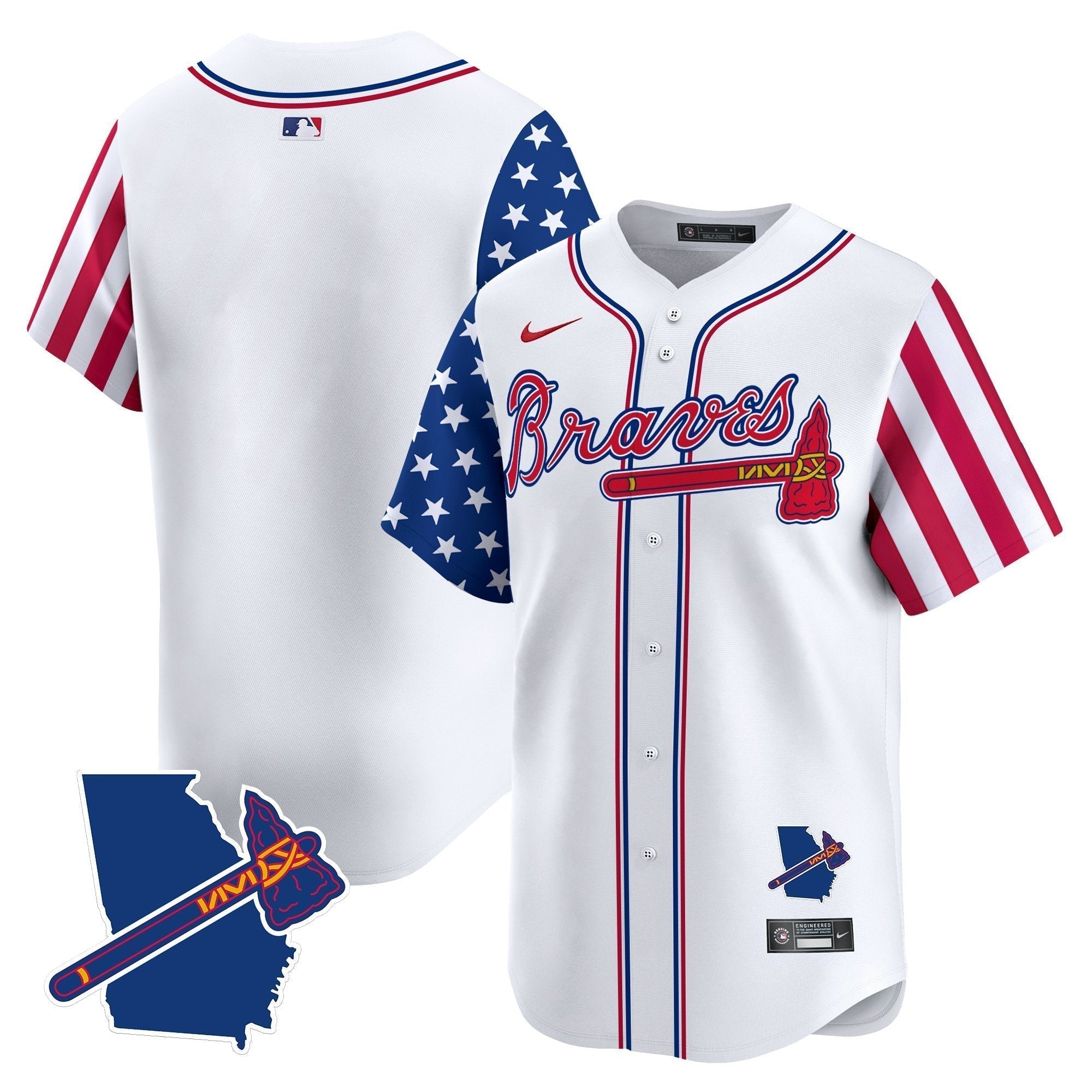 ATL 2025 Independence Day Vapor Premier Limited Jersey N1 - Stitched
